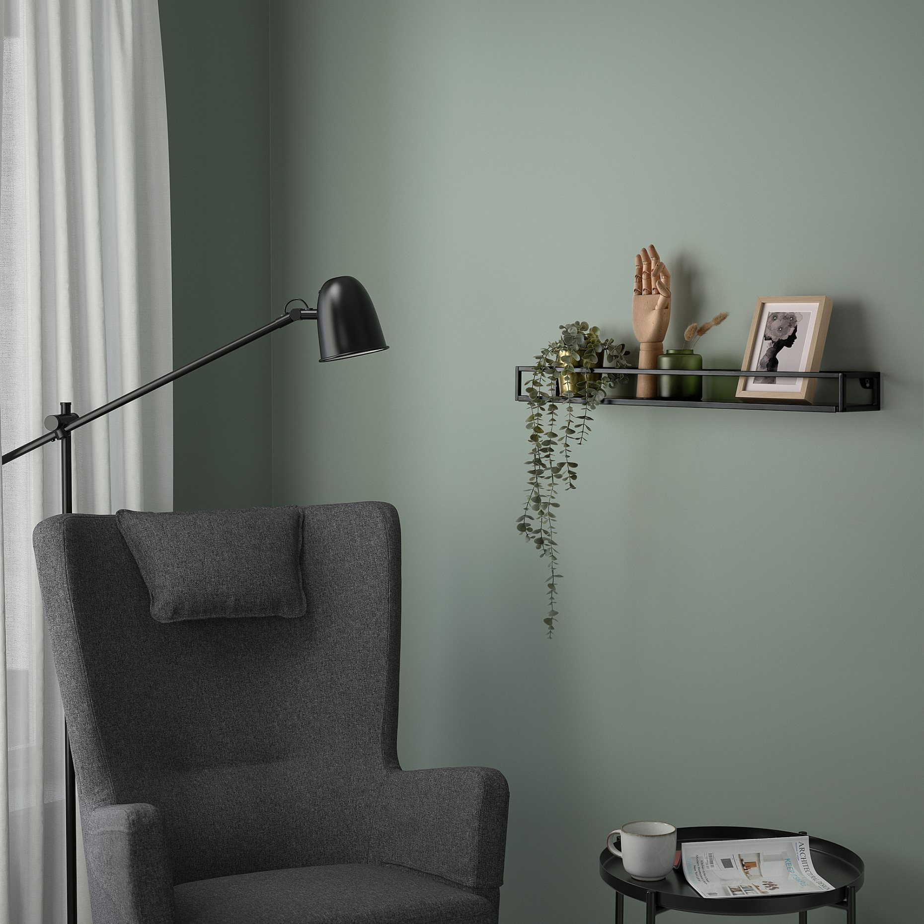 LINDÅSEN, display shelf, 75 cm, 105.158.00