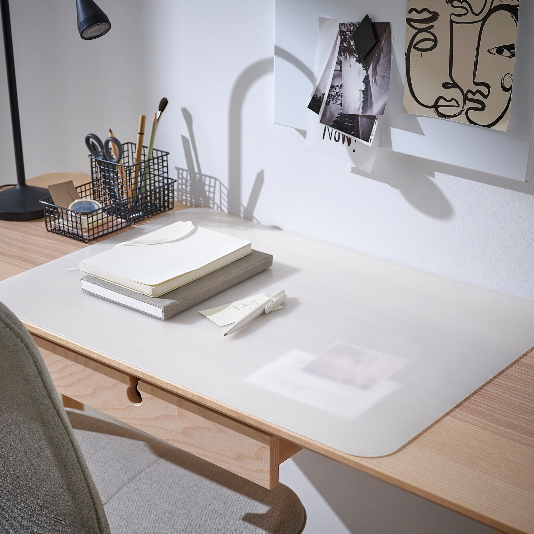 PLÖJA, desk pad, 65x45 cm, 105.208.92