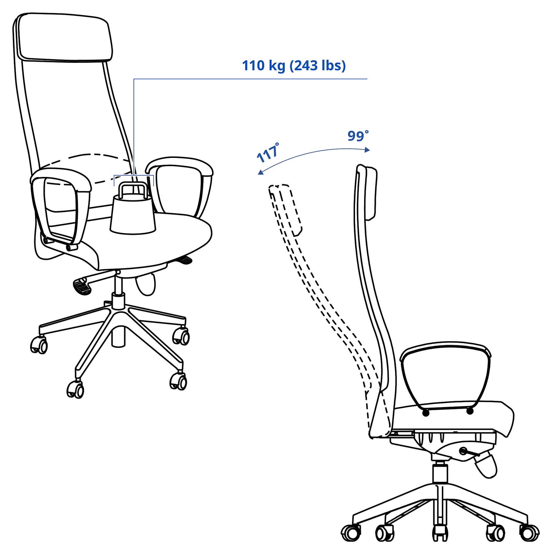 MARKUS, office chair, 105.218.58