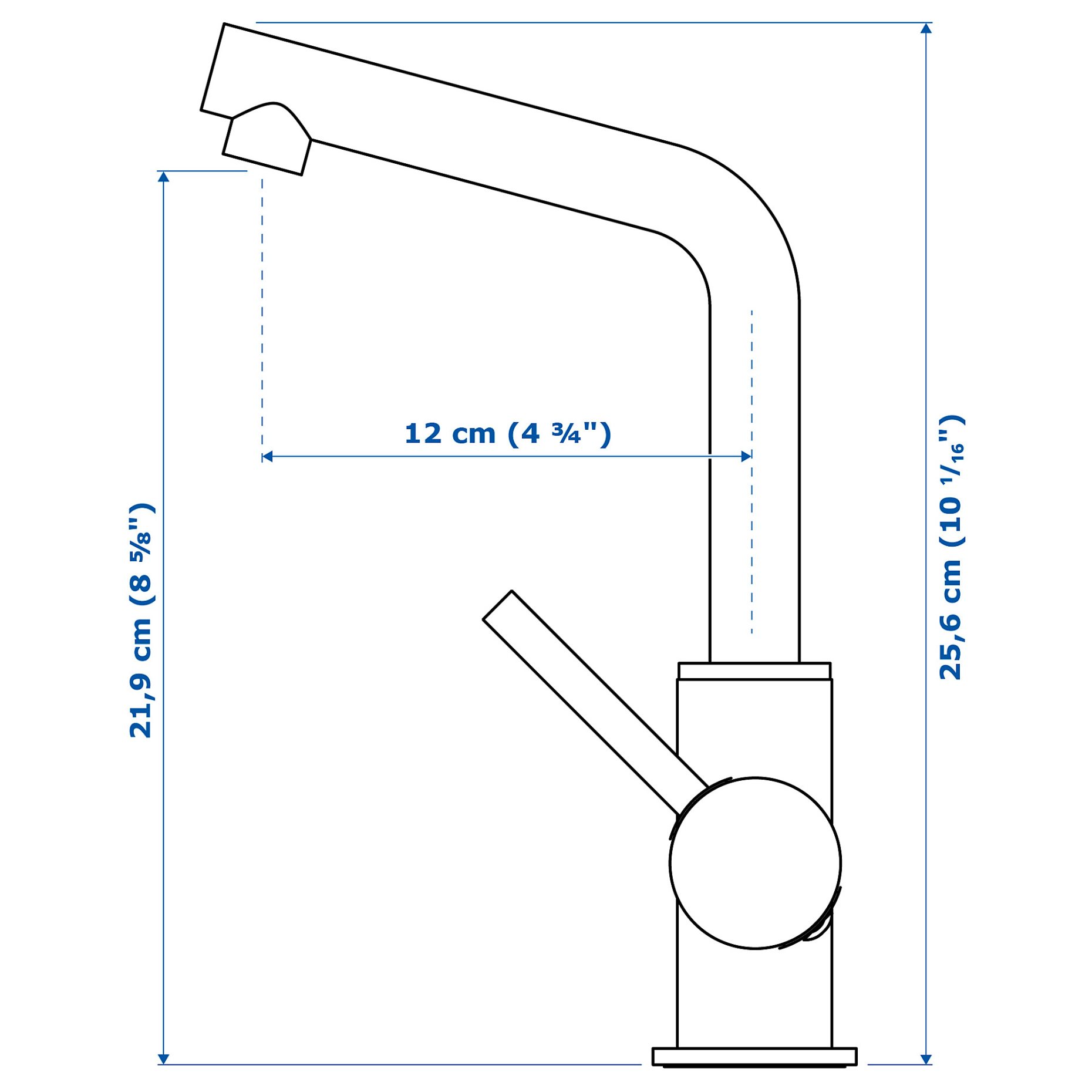 LUNDSKÄR, wash-basin mixer tap, 105.327.34