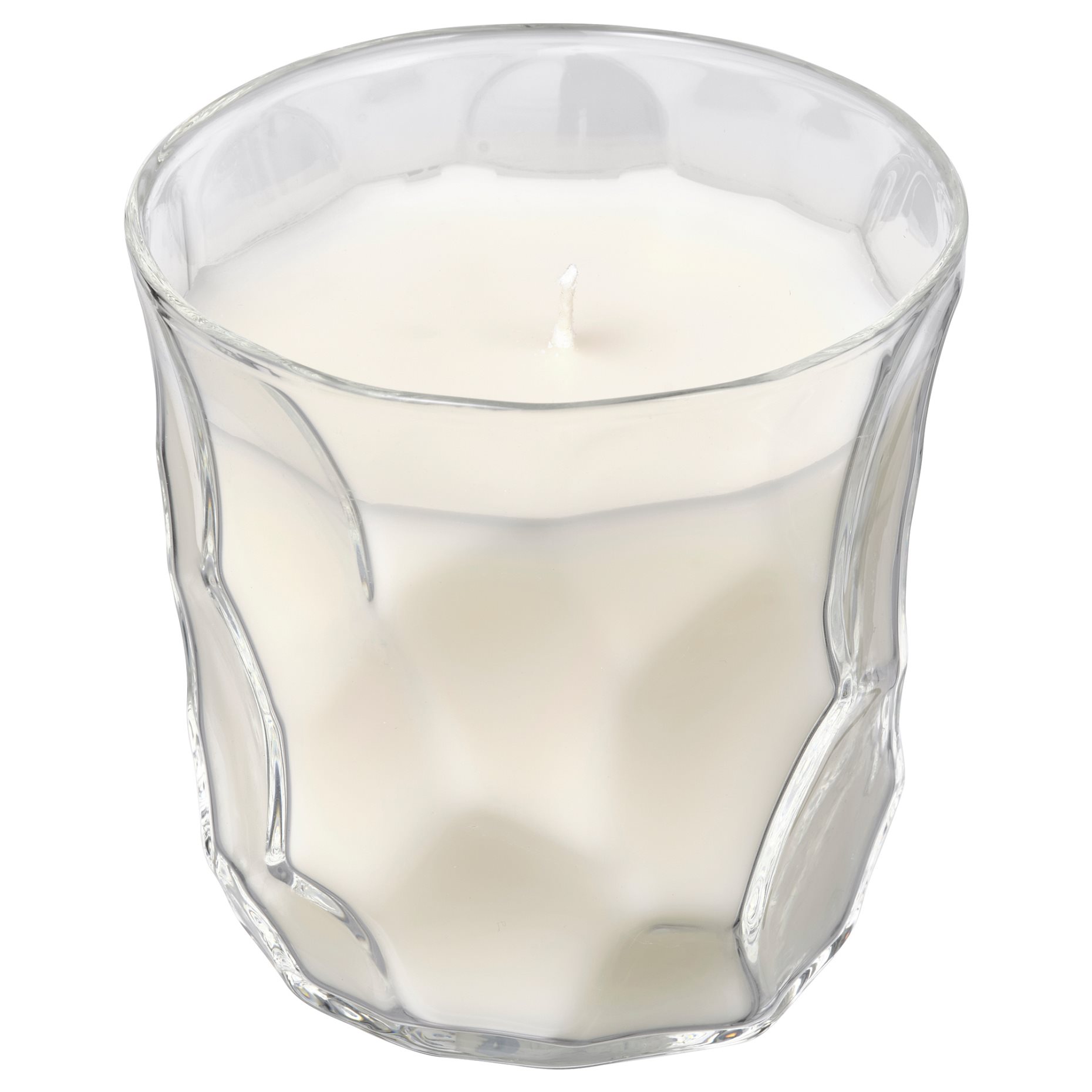 BASTUA, scented candle in glass/Rhubarb elderflower, 35 hr, 105.426.05