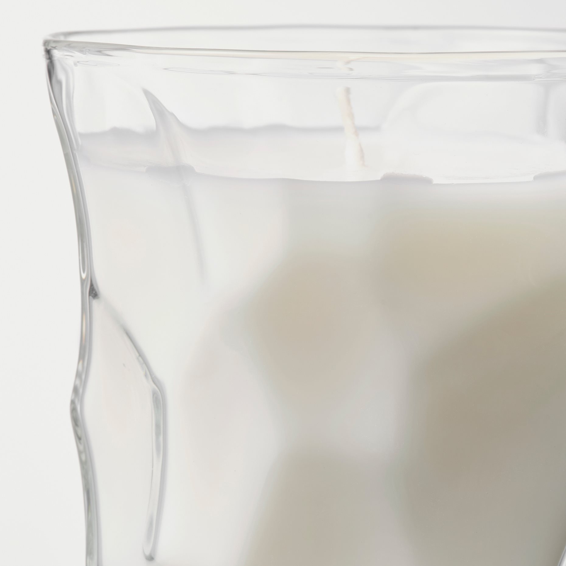 BASTUA, scented candle in glass/Rhubarb elderflower, 35 hr, 105.426.05