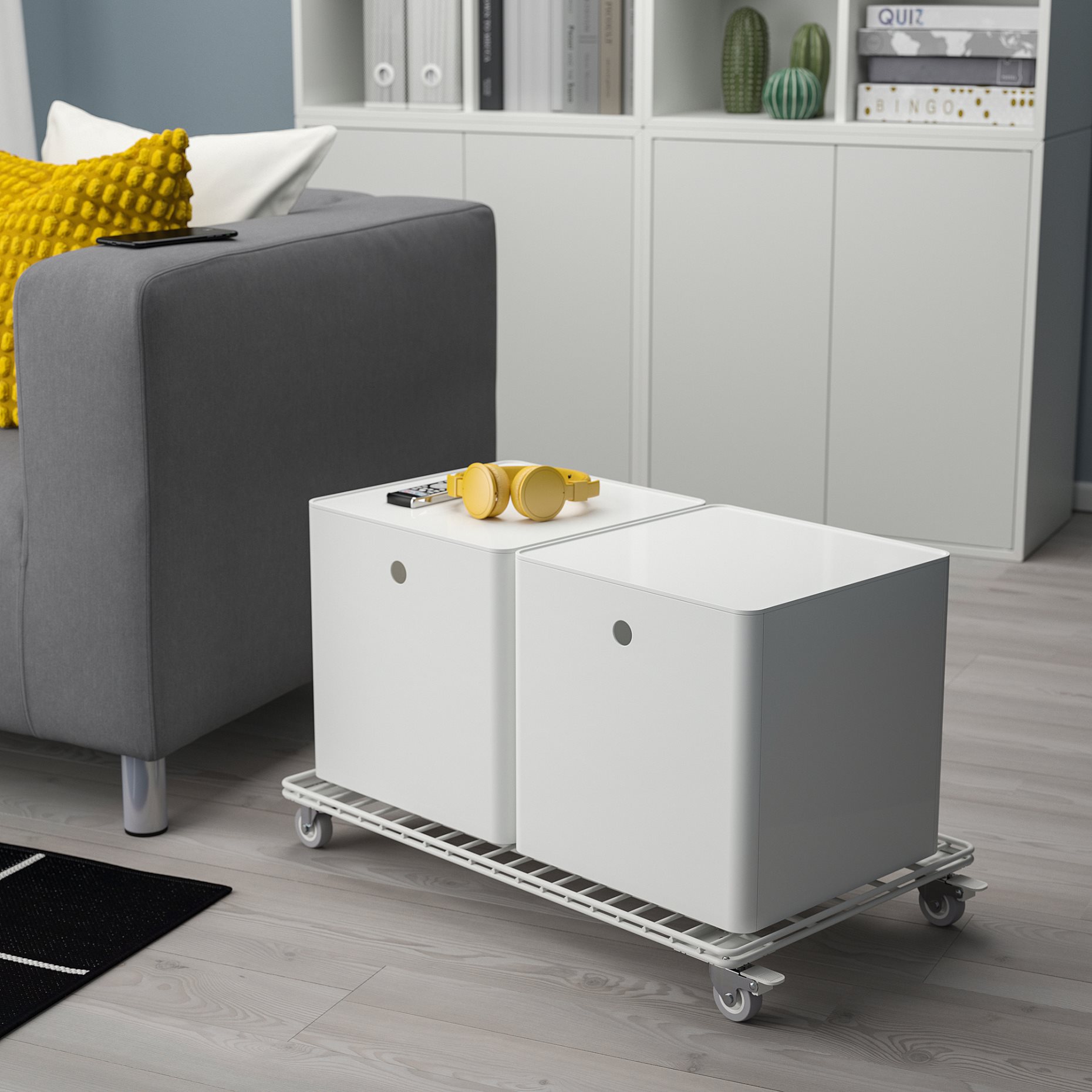INVALLNING, trolley for boxes, 68x39 cm, 105.693.98