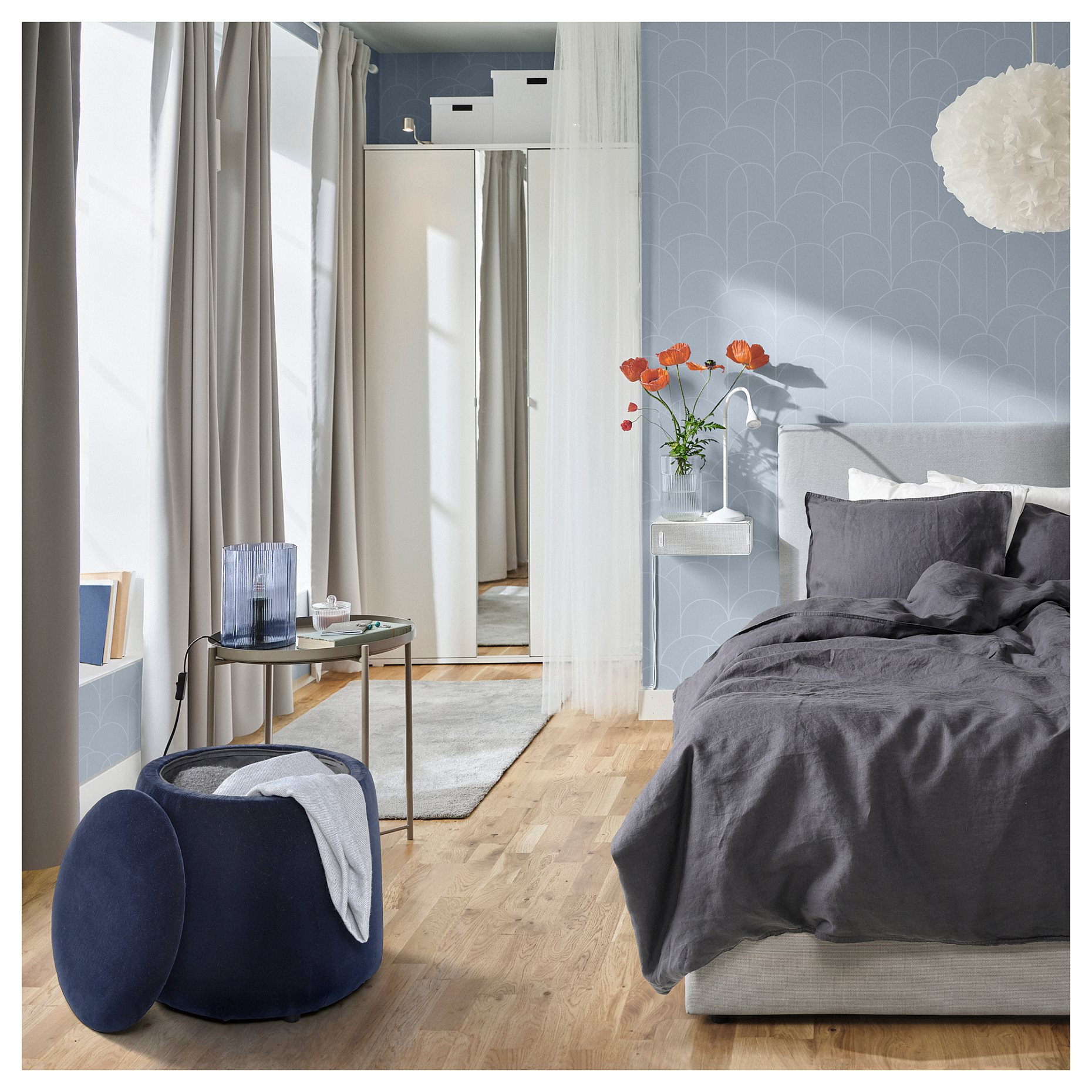 JÄRRESTAD, pouffe with storage, 105.702.45