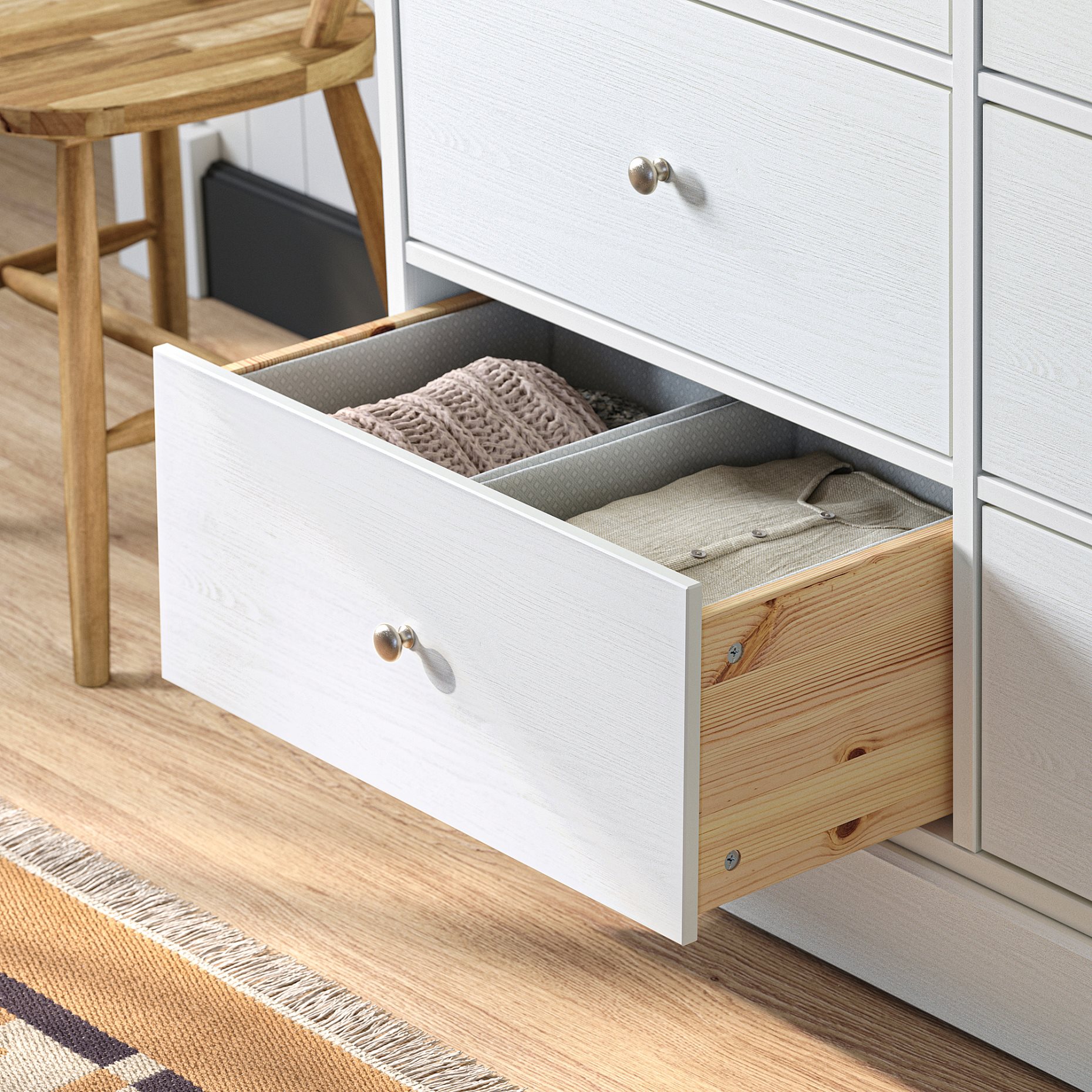 HAVSTA, chest of 6 drawers, 121x47x89 cm, 105.994.80