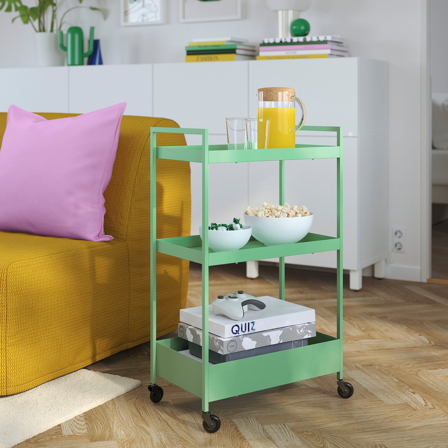NISSAFORS, trolley, 50.5x30x83 cm, 106.067.82