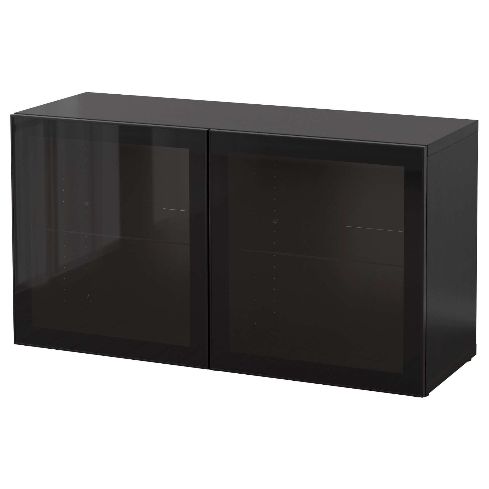 BESTÅ, shelf unit with doors, 120x42x64 cm, 190.477.57