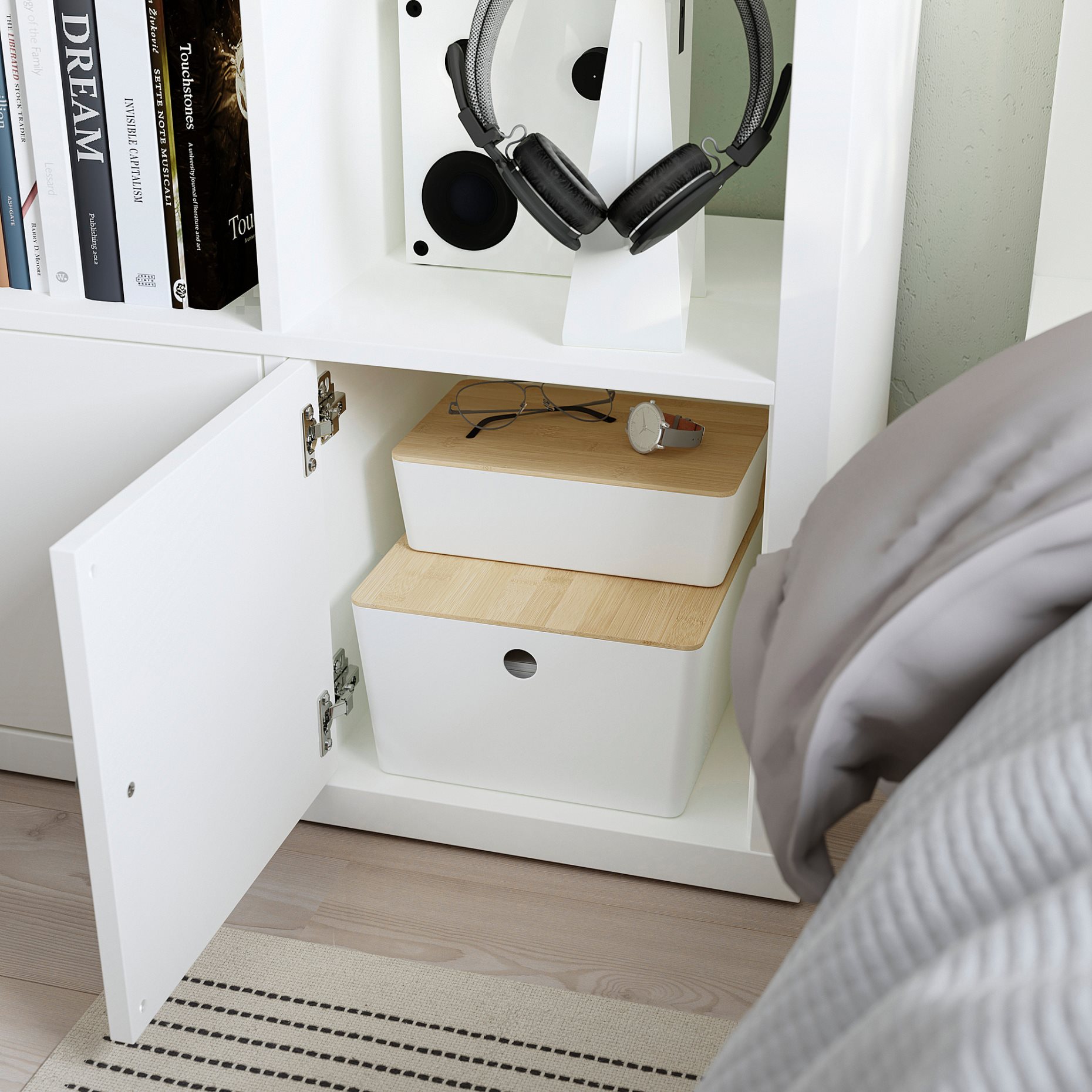 KALLAX, shelving unit with doors, 192.782.72