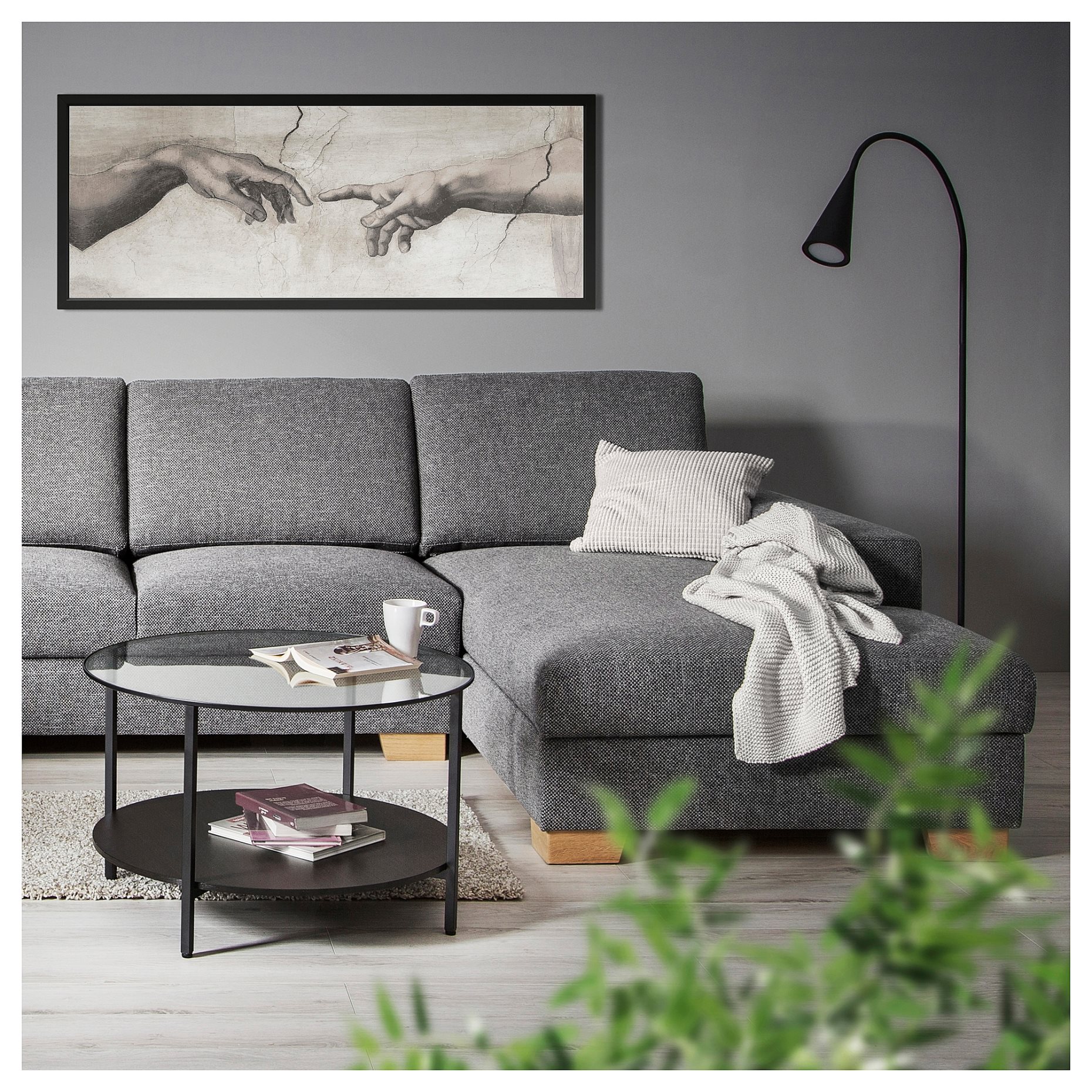 SÖRVALLEN, τριθέσιος καναπές με σεζλόνγκ/δεξί, 193.041.48