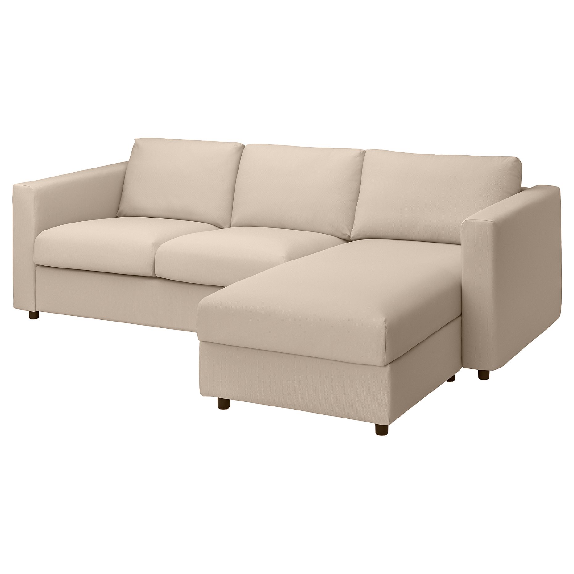 VIMLE, τριθέσιος καναπές με σεζλόνγκ, 193.991.27
