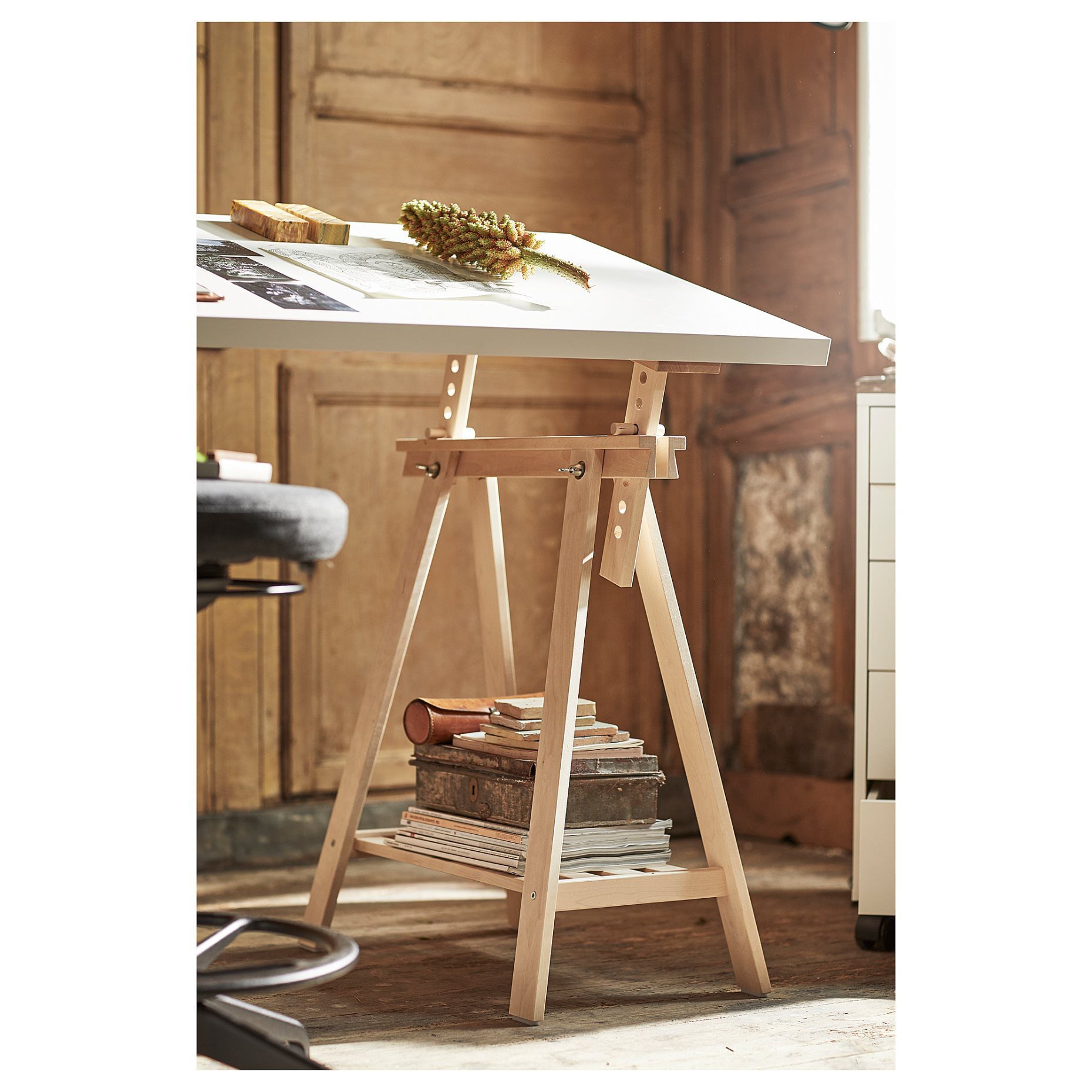 LAGKAPTEN/MITTB, desk, 140x60 cm, 194.171.93
