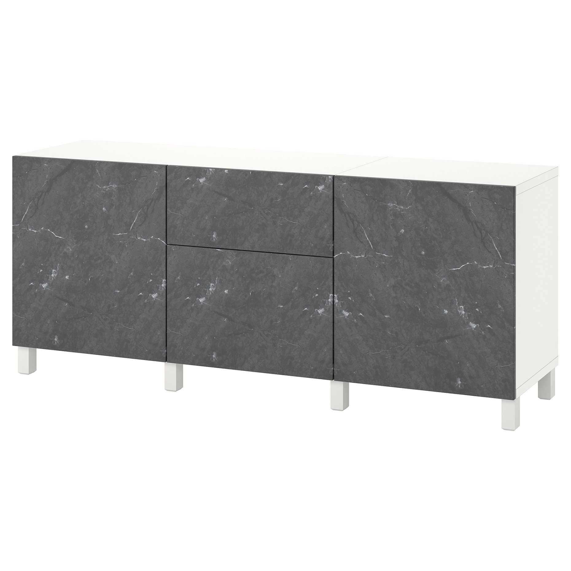 BESTÅ, storage combination with drawers push open, 180x42x74 cm, 194.218.59