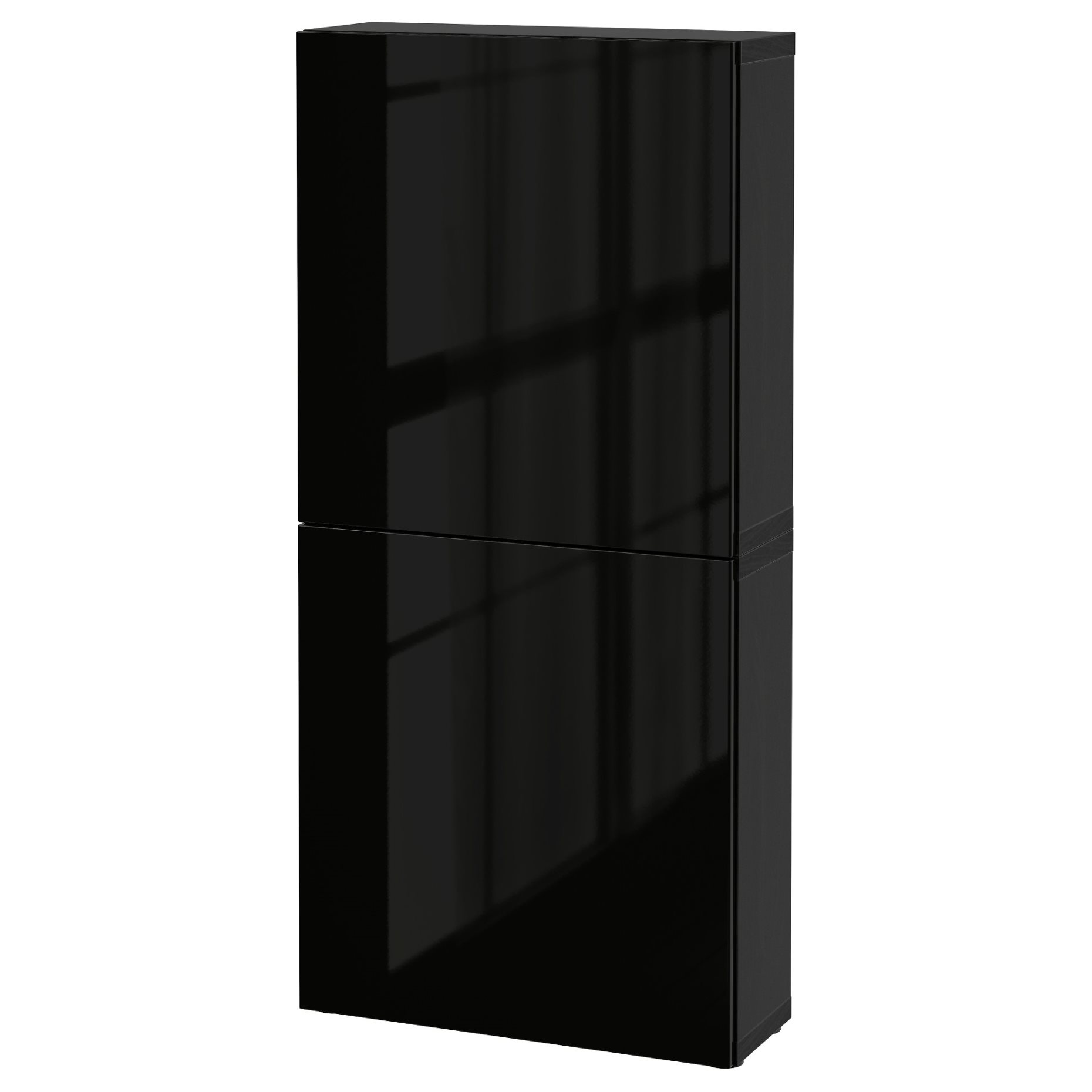 BESTÅ, wall cabinet with 2 doors, 60x22x128 cm, 194.219.58