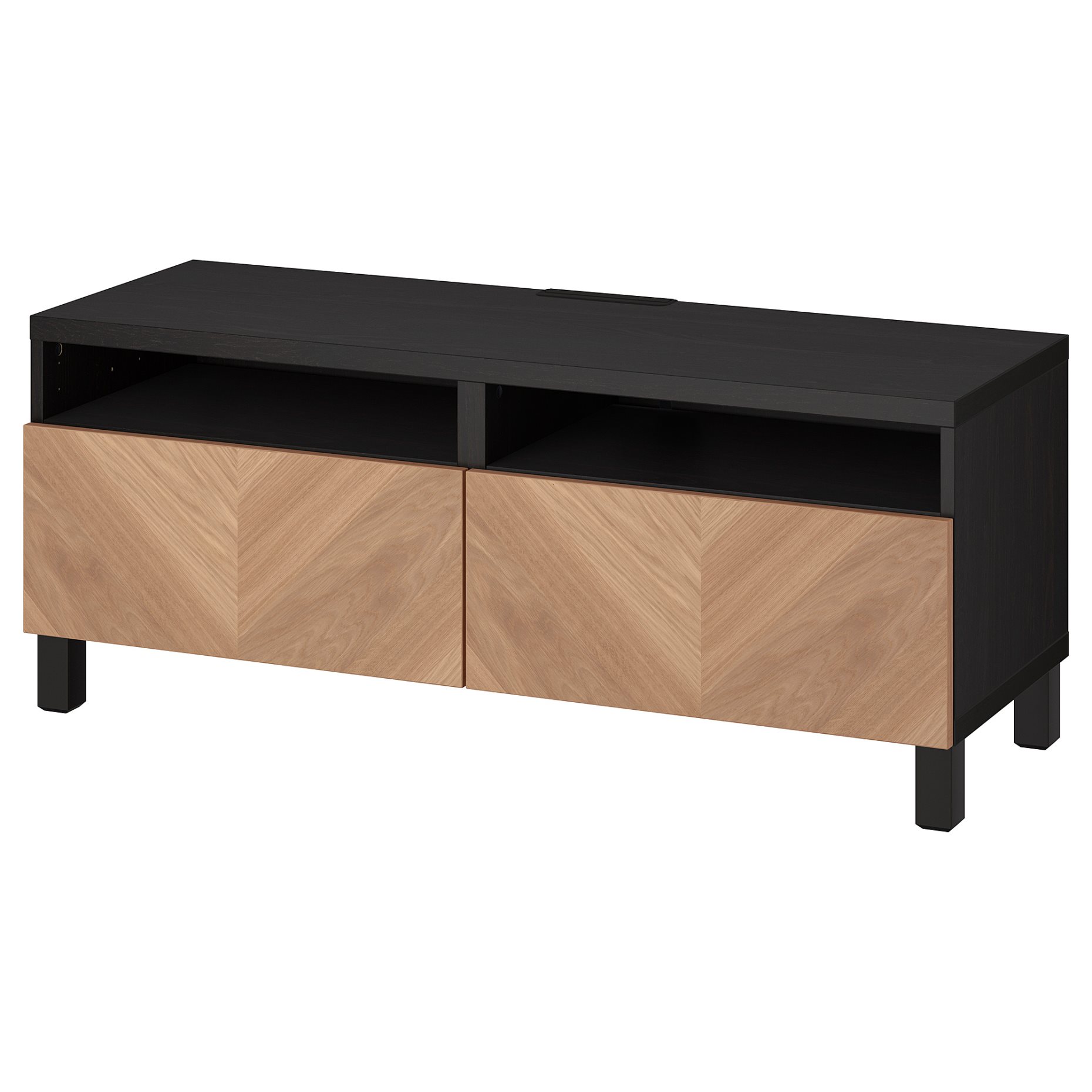 BESTÅ, TV bench with drawers soft closing, 120x42x48 cm, 194.358.56
