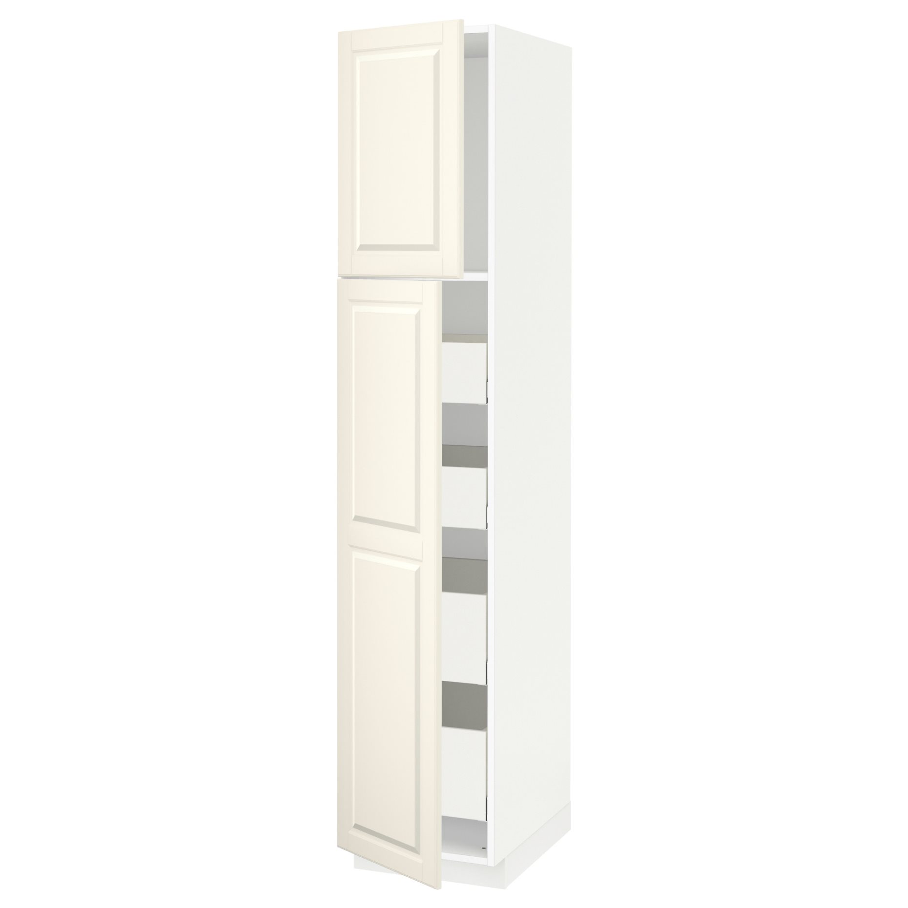 METOD, high cabinet with 2 doors/4 drawers, 40x60x200 cm, 194.668.00