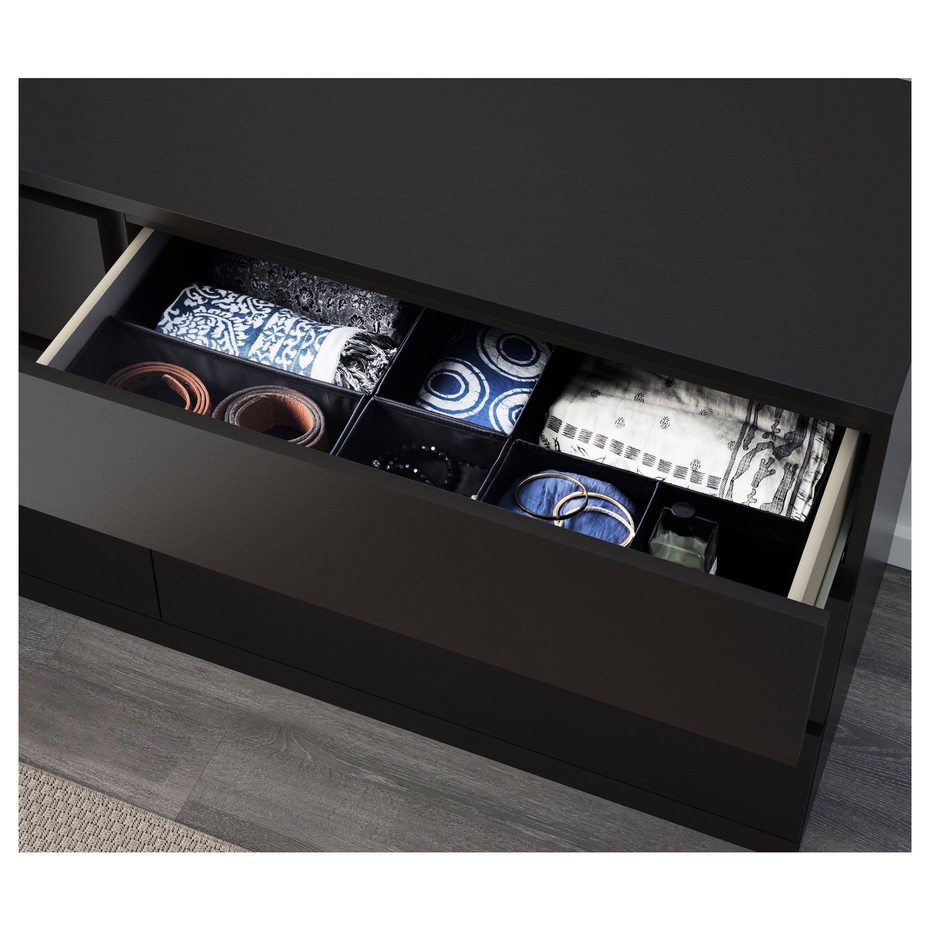 MALM, bedroom furniture/set of 4, 140x200 cm, 194.882.13