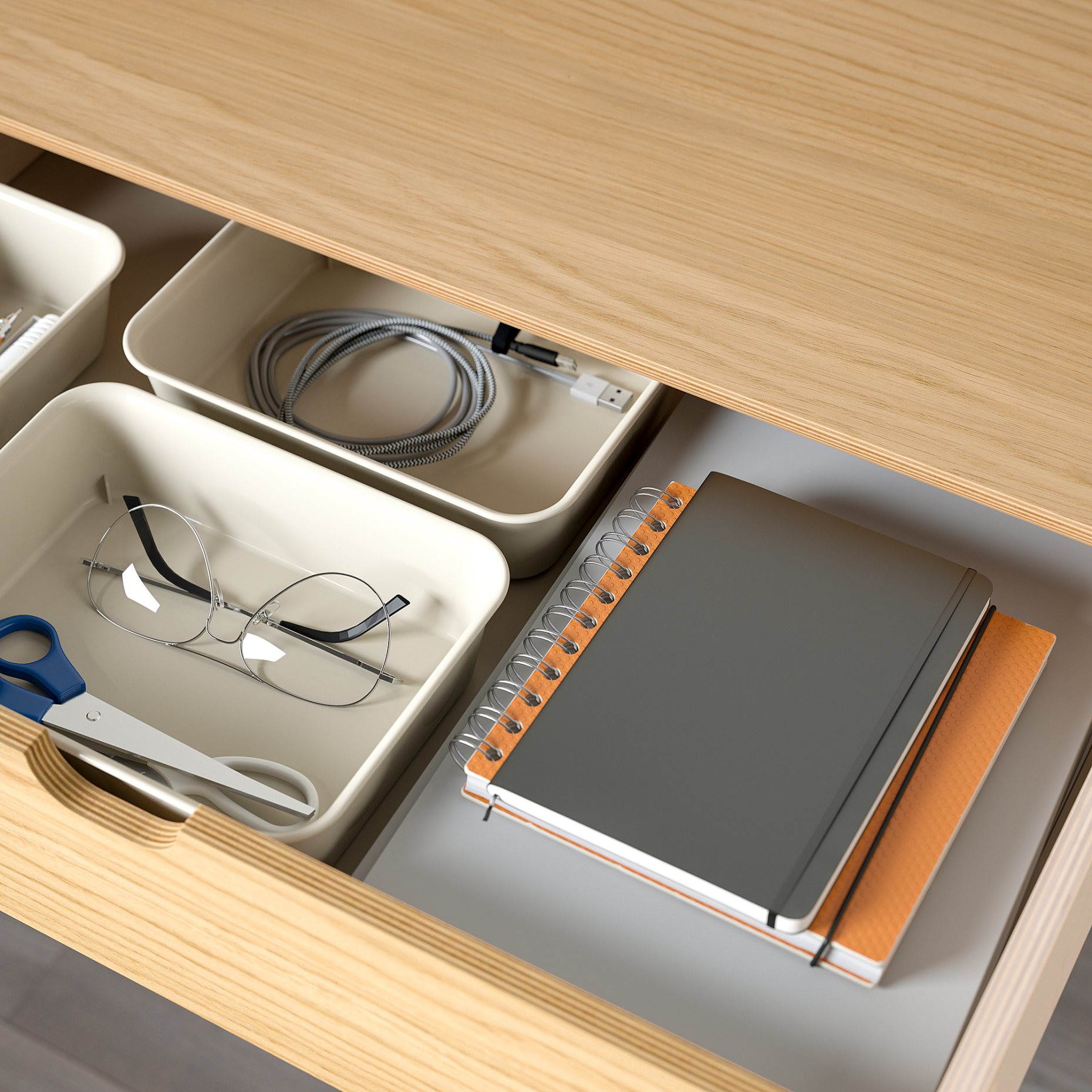 RIDSPÖ/BJÖRKBERGET, desk and chair, 195.028.17