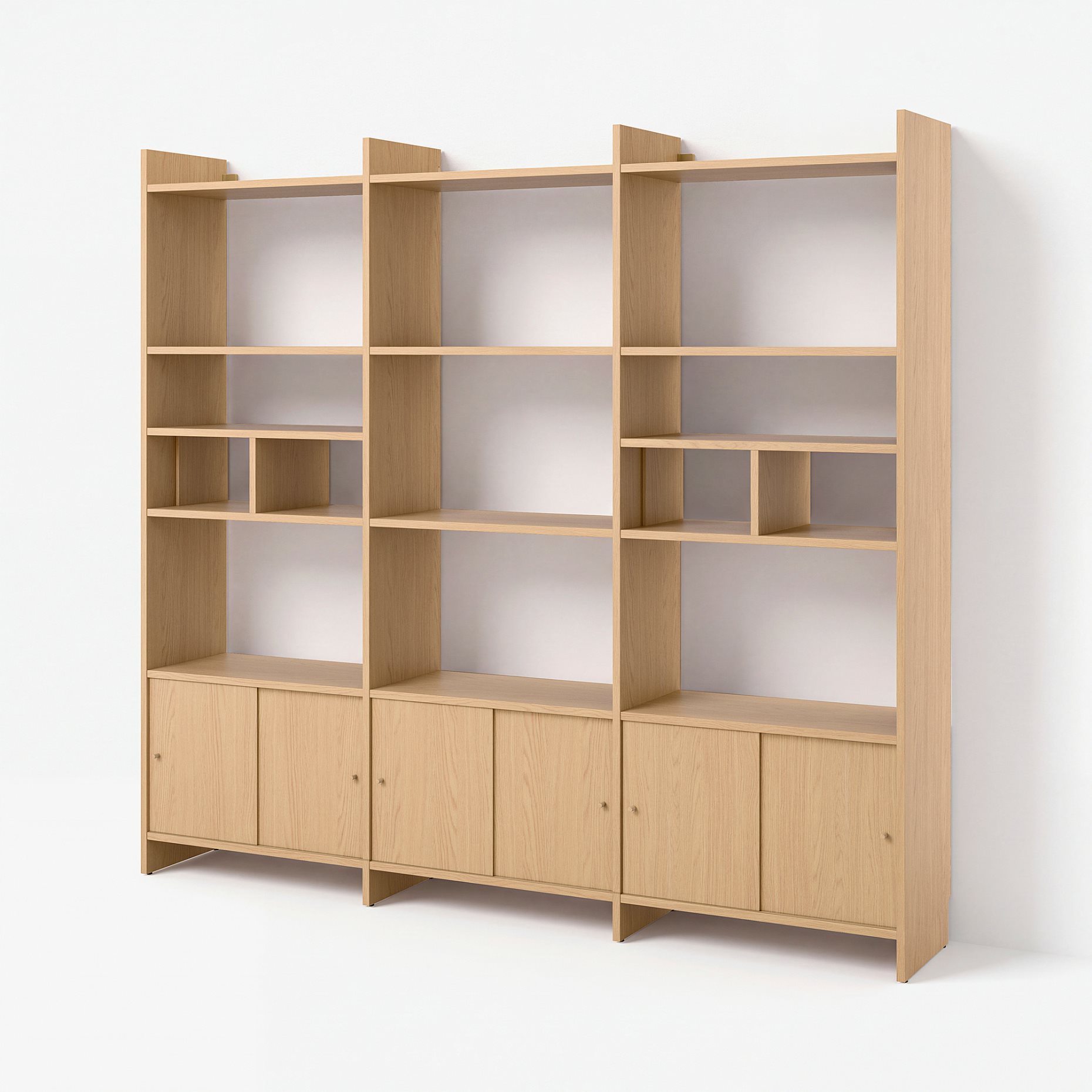 LÅDMAKARE, storage combination with sliding doors and 2 shelf inserts, 238x35x212 cm, 195.646.88