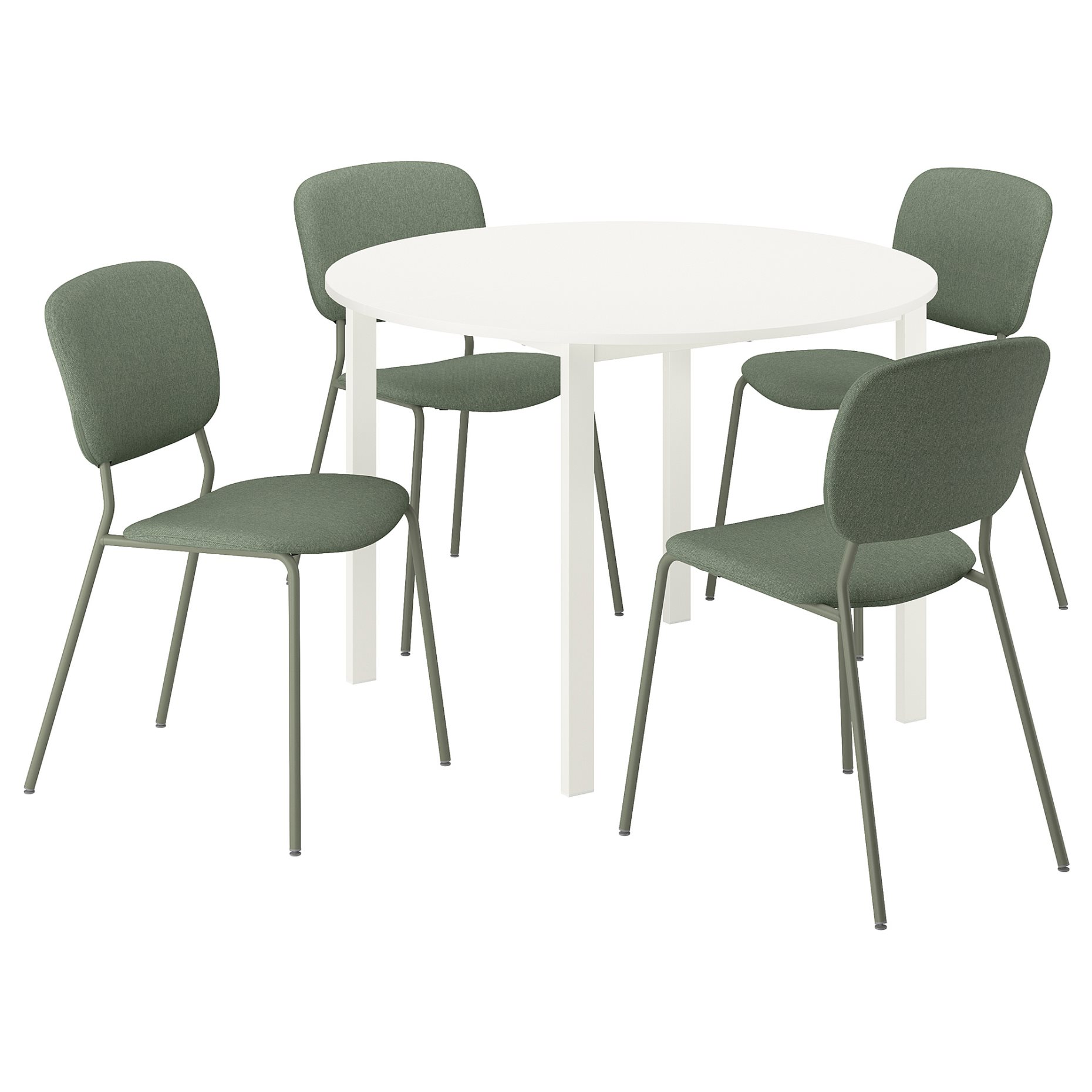 VIHALS, table and 4 chairs, 107 cm, 195.899.43