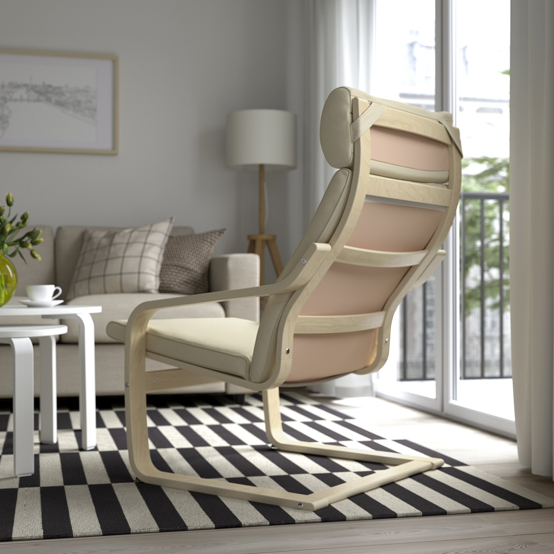 POÄNG, πολυθρόνα, 198.305.88