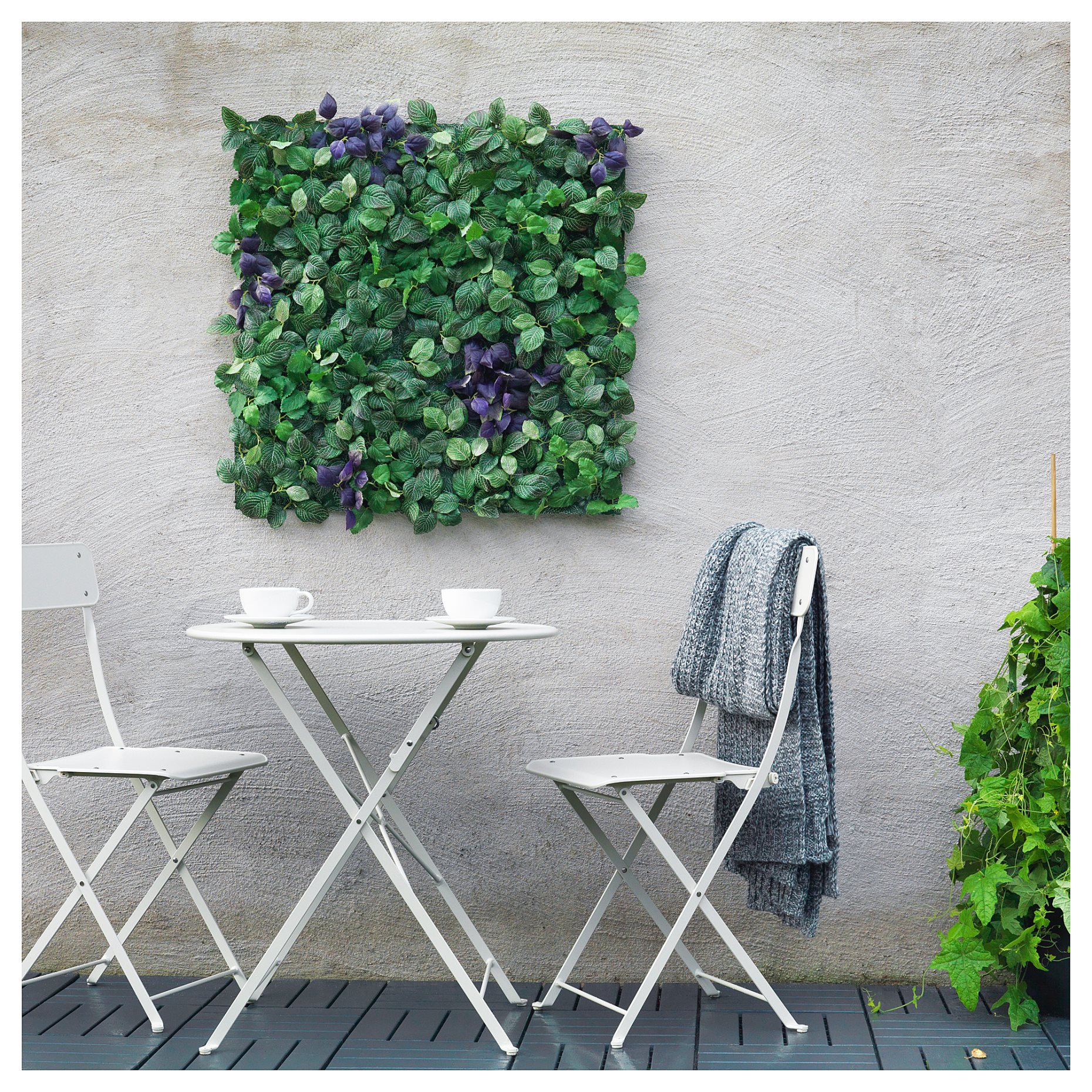 FEJKA, wall mounted artificial plant, 26x26 cm, 203.495.32
