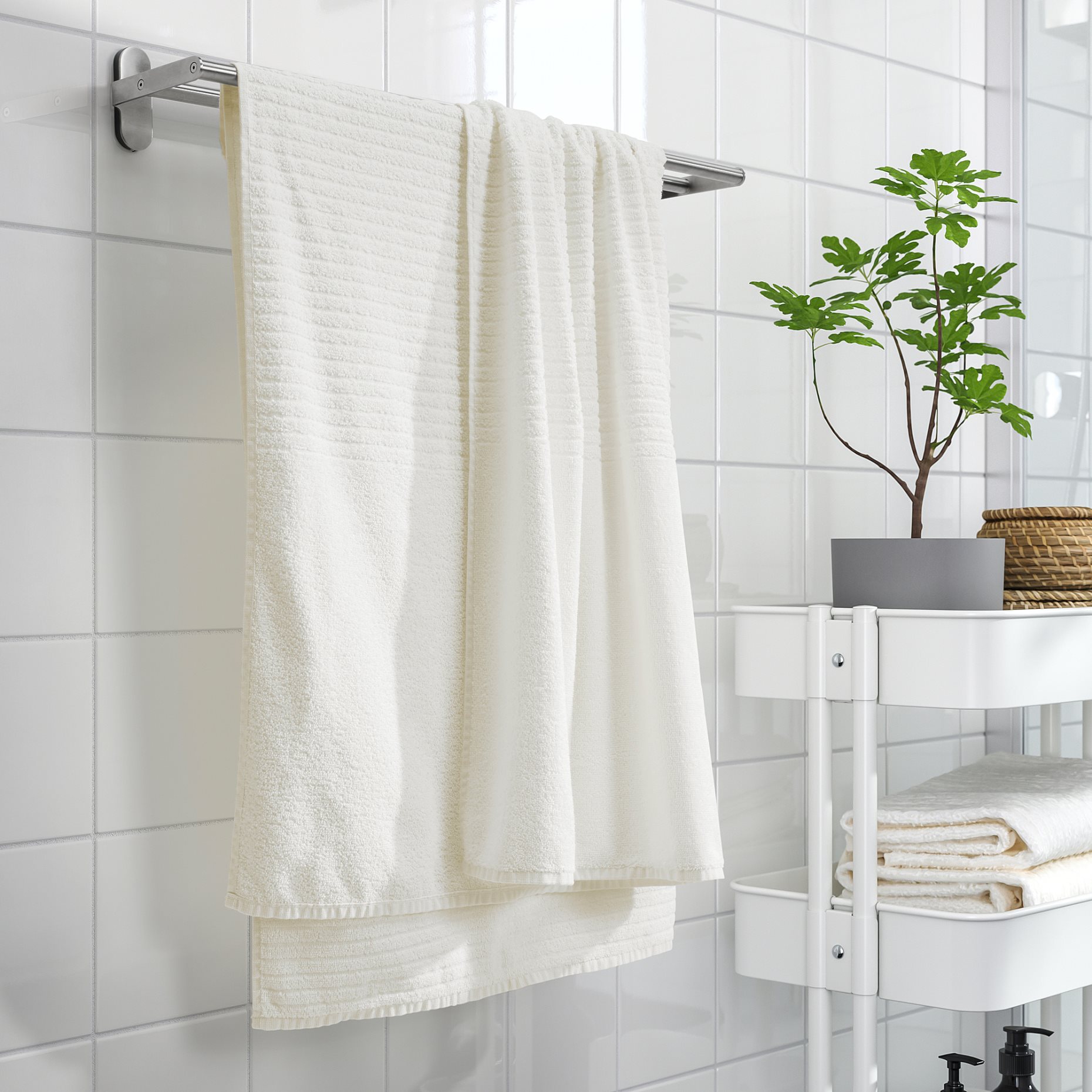 VÅGSJÖN, bath sheet, 100x150 cm, 203.509.88