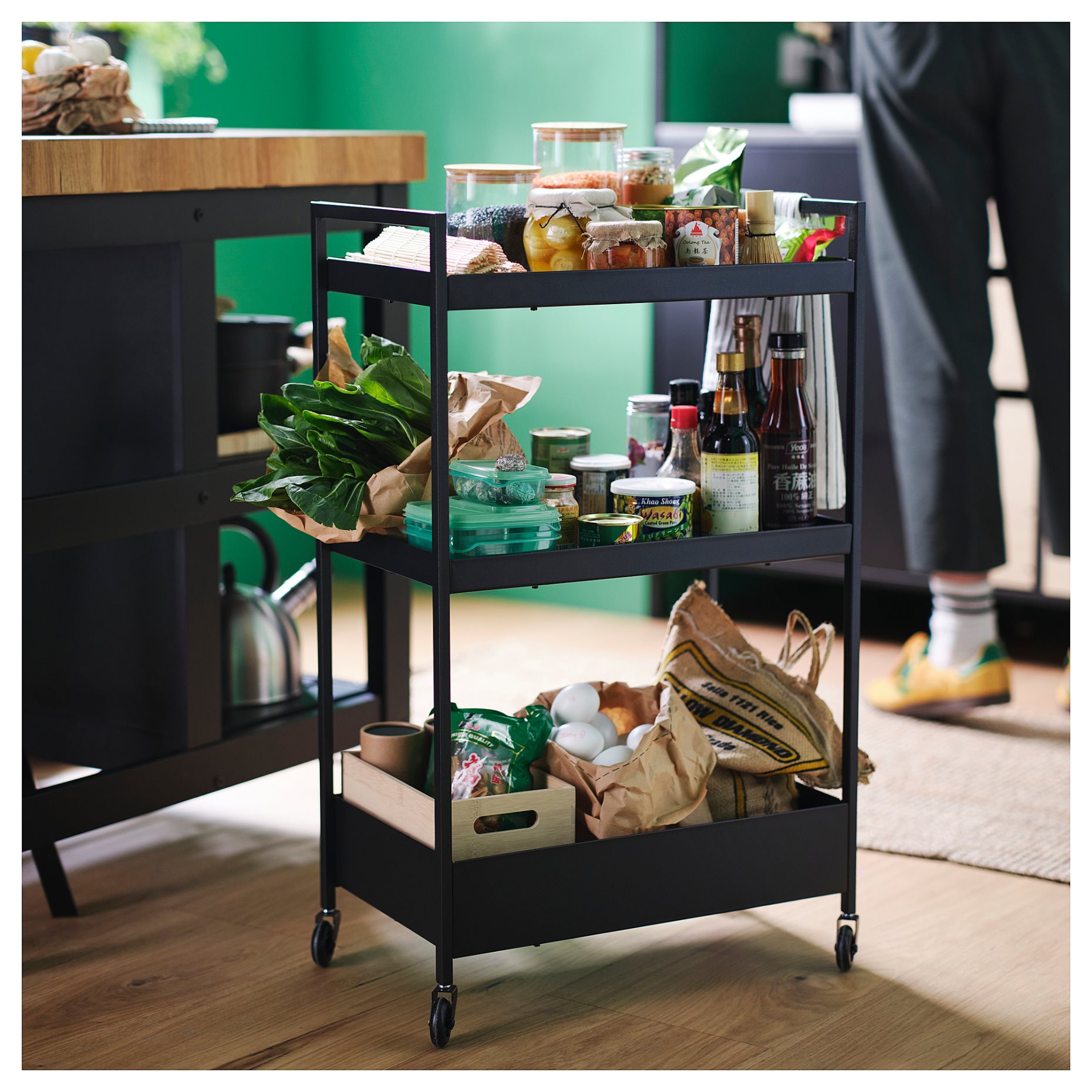 NISSAFORS, trolley, 50.5x30x83 cm, 203.997.77