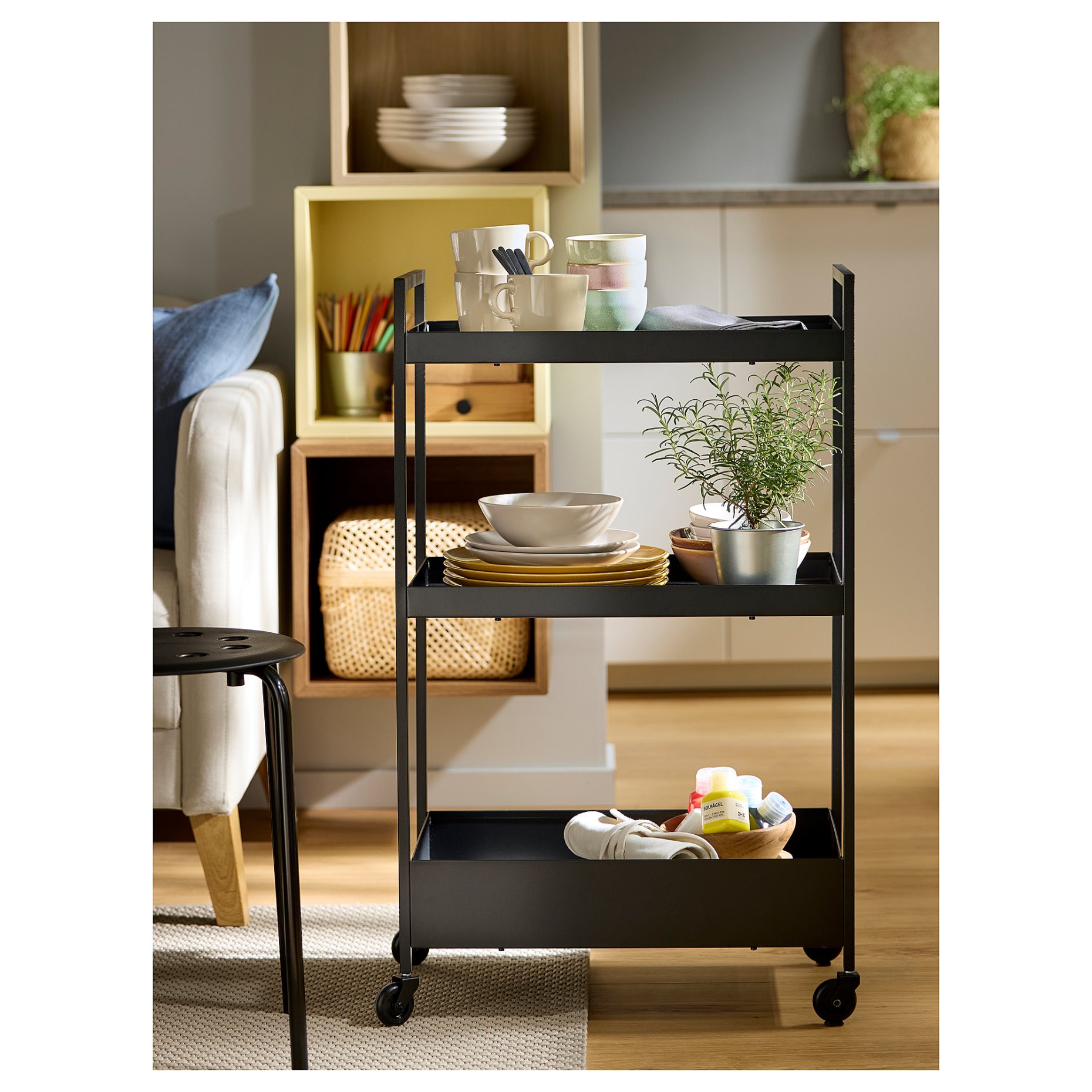 NISSAFORS, trolley, 50.5x30x83 cm, 203.997.77