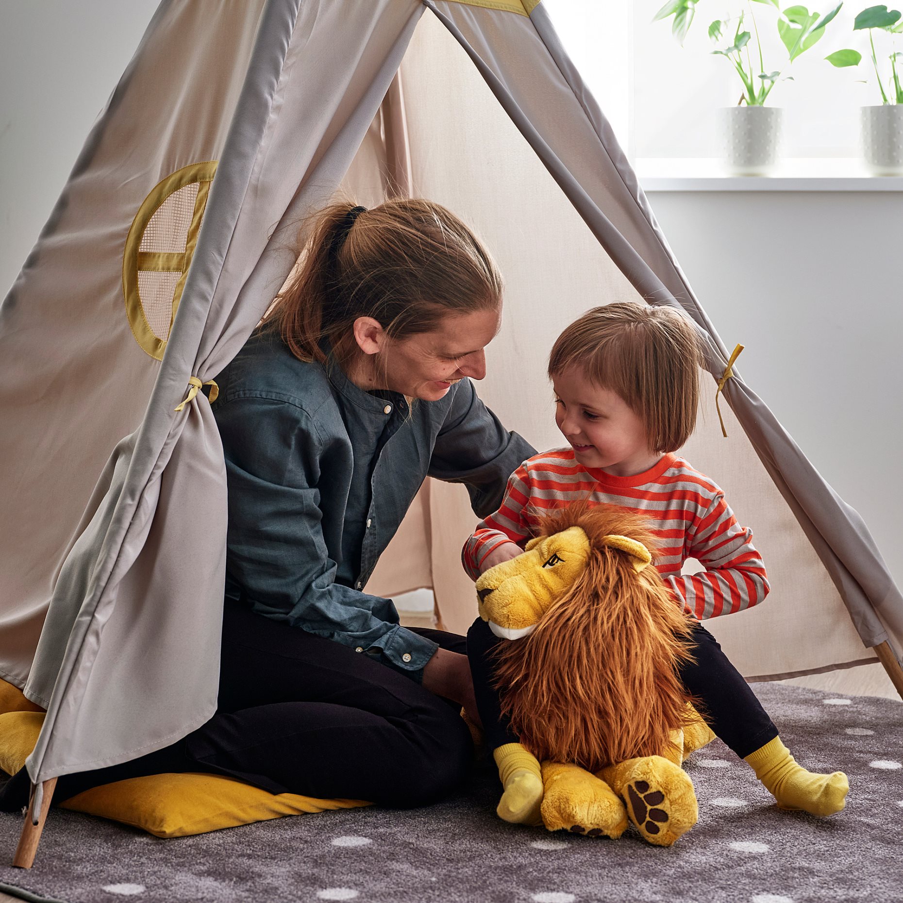 DJUNGELSKOG, soft toy, lion, 204.028.07
