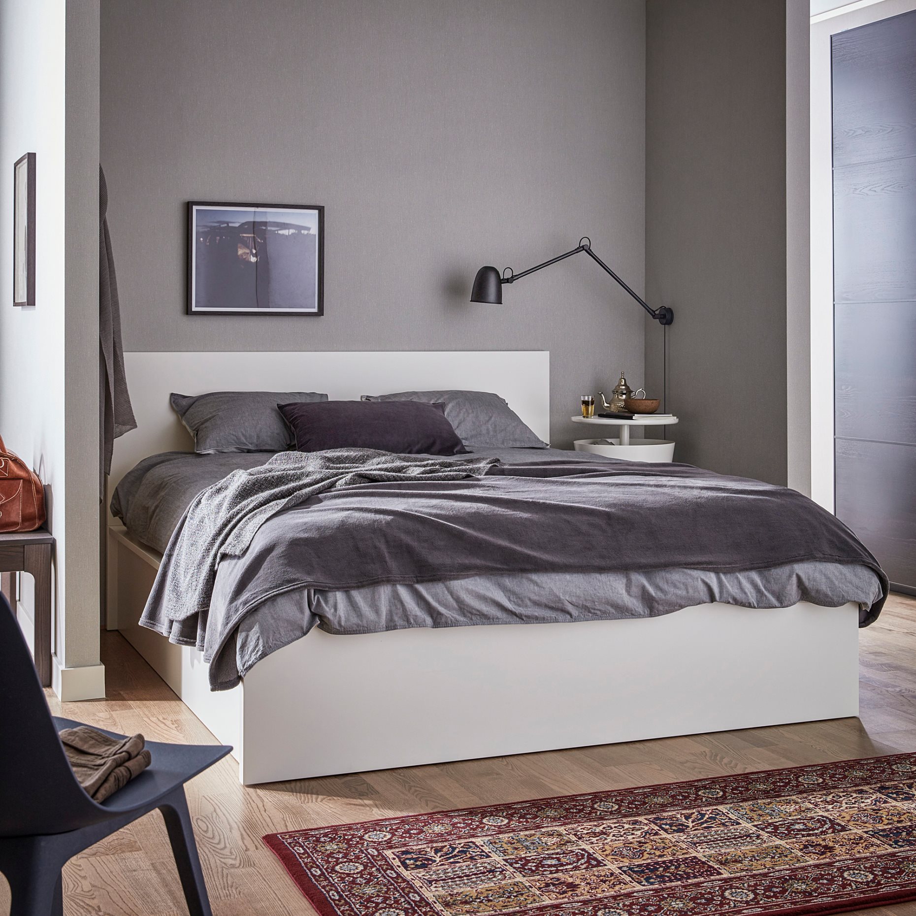MALM, ottoman bed, 160x200 cm, 204.048.06