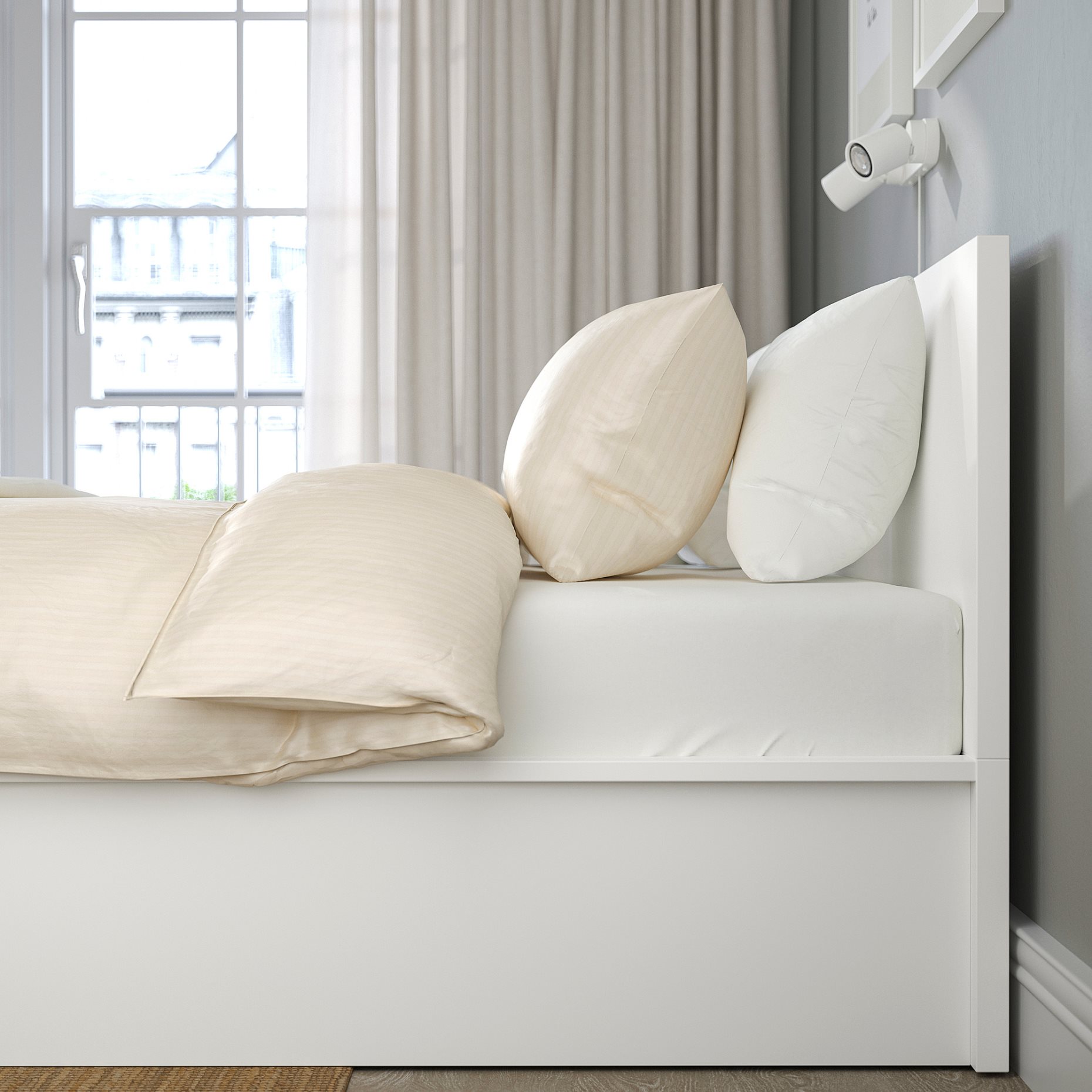 MALM, ottoman bed, 160x200 cm, 204.048.06