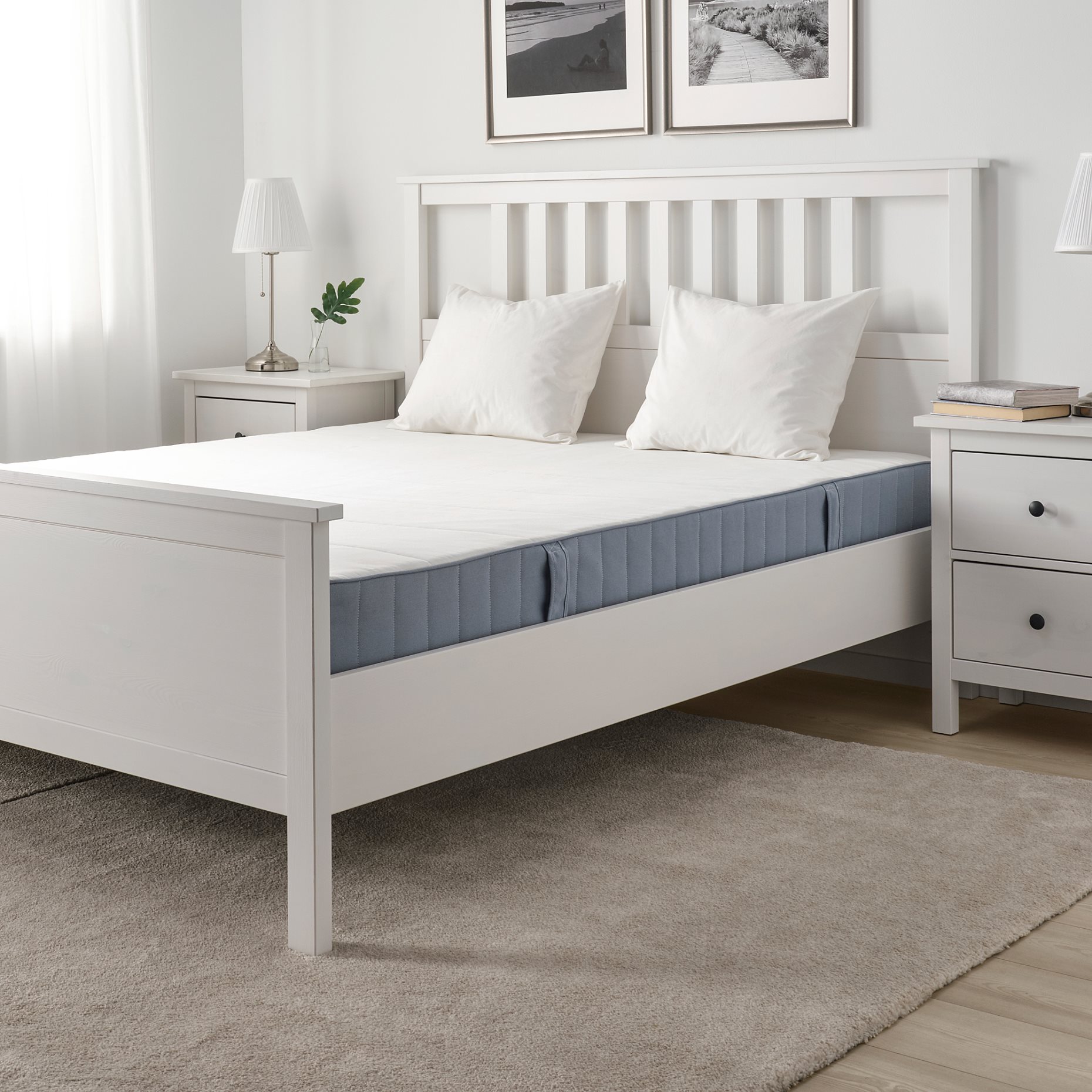 VESTMARKA, sprung mattress/firm, 90x200 cm, 204.513.03