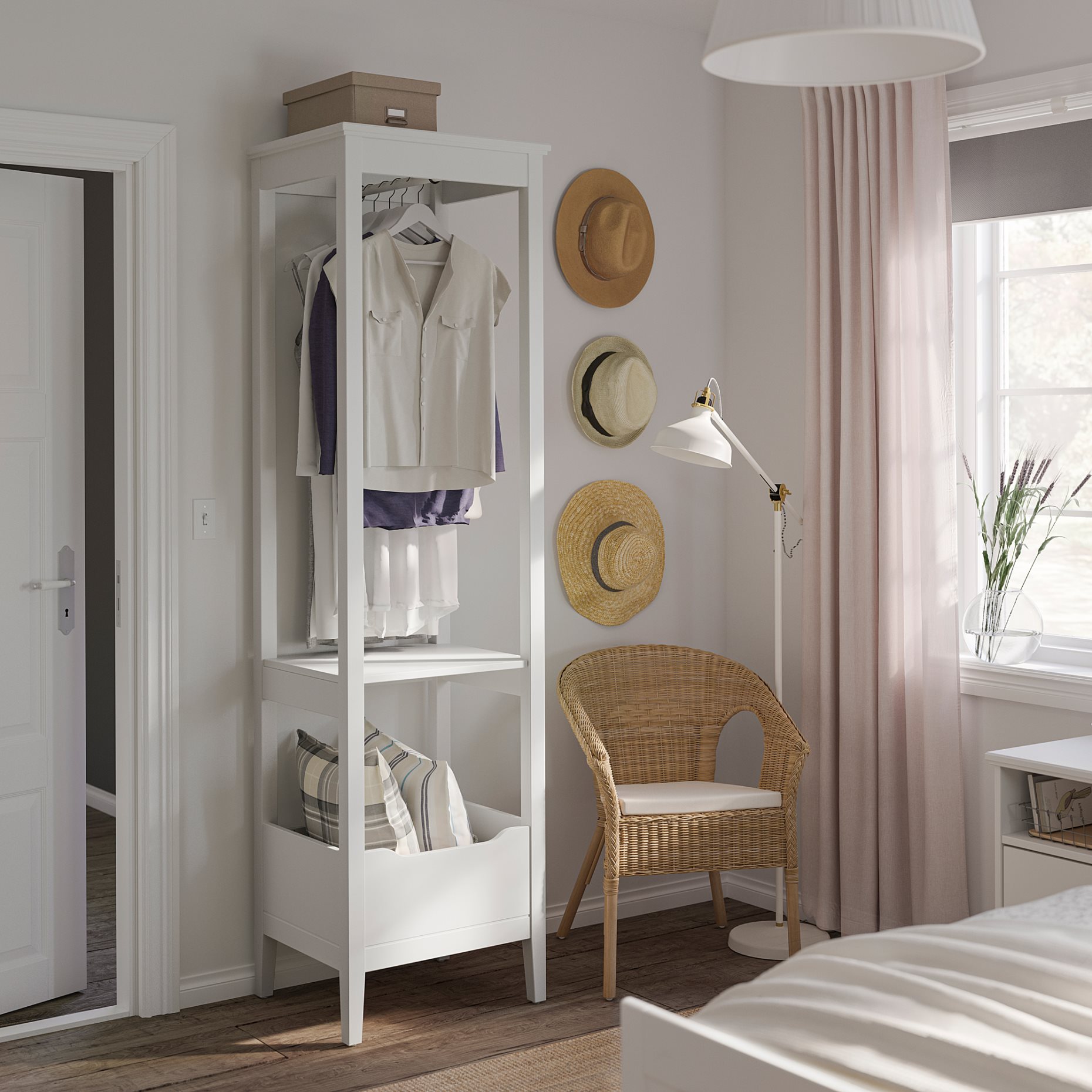 IDANÄS, open wardrobe, 59x211 cm, 204.588.42