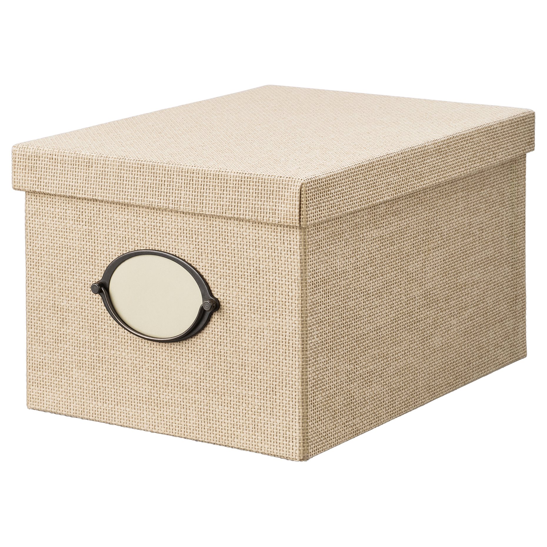 KVARNVIK, storage box with lid, 25x35x20 cm, 204.594.79