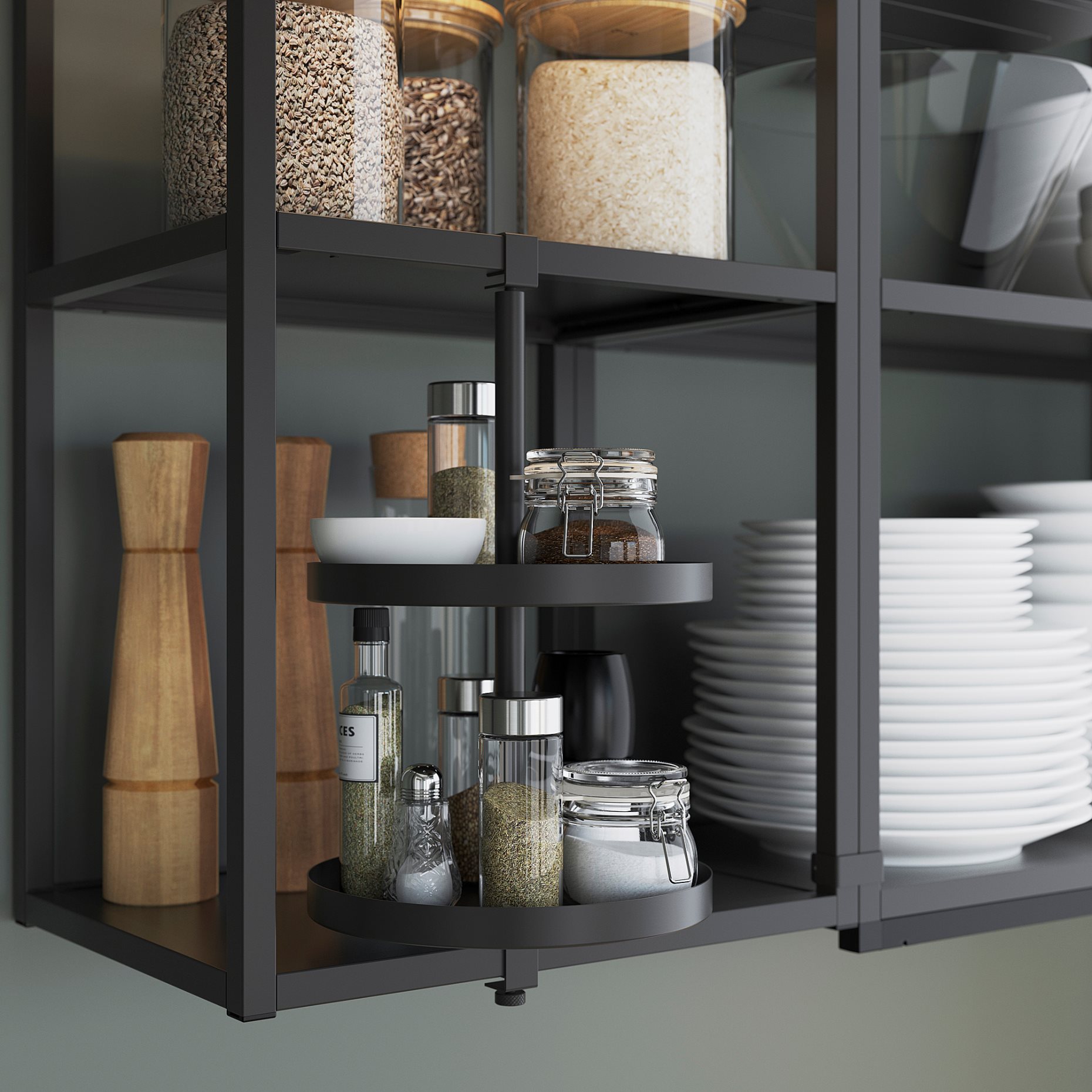 ENHET, swivel shelf, 40x21 cm, 204.657.34