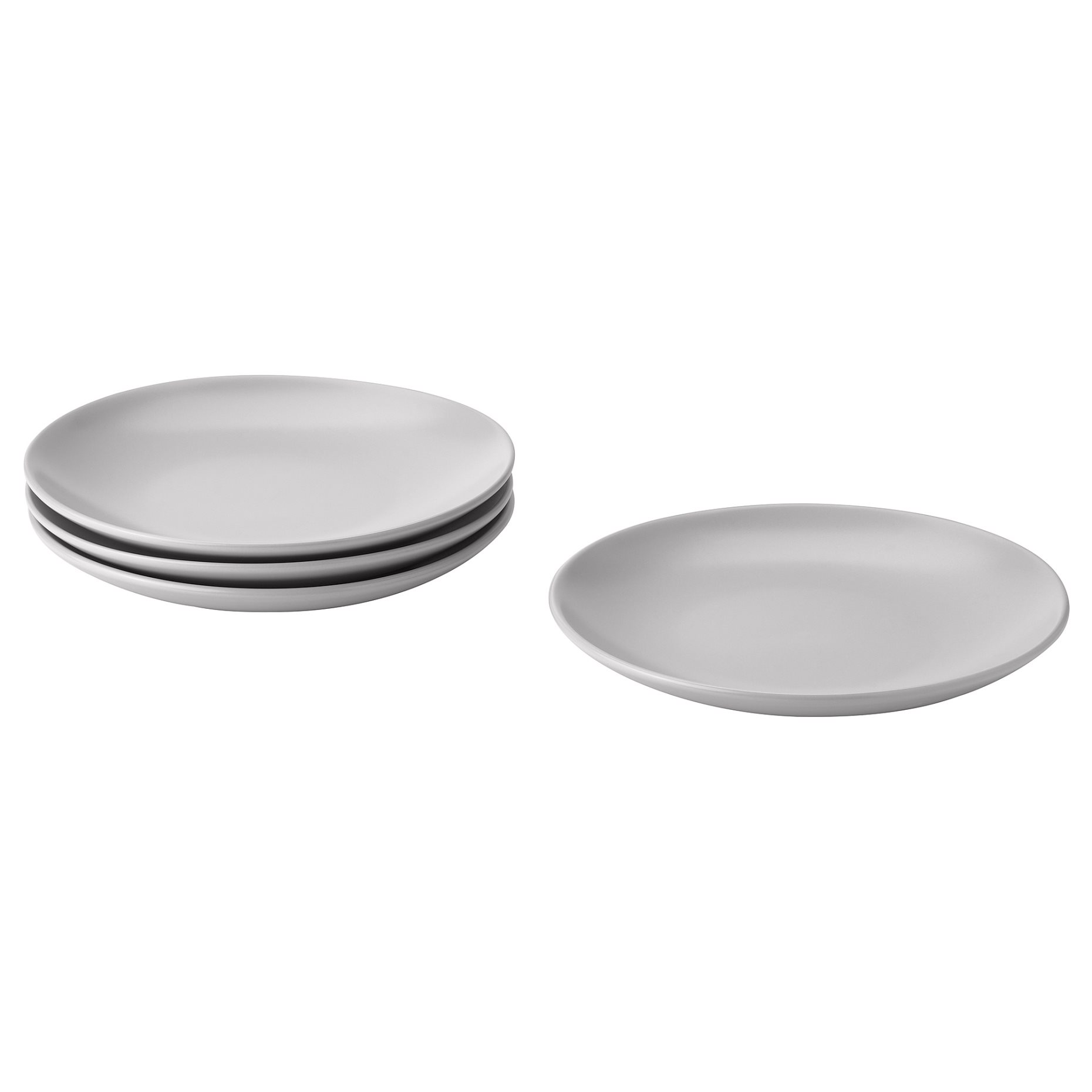 FÄRGKLAR, side plate/4 pack, 20 cm, 204.794.20