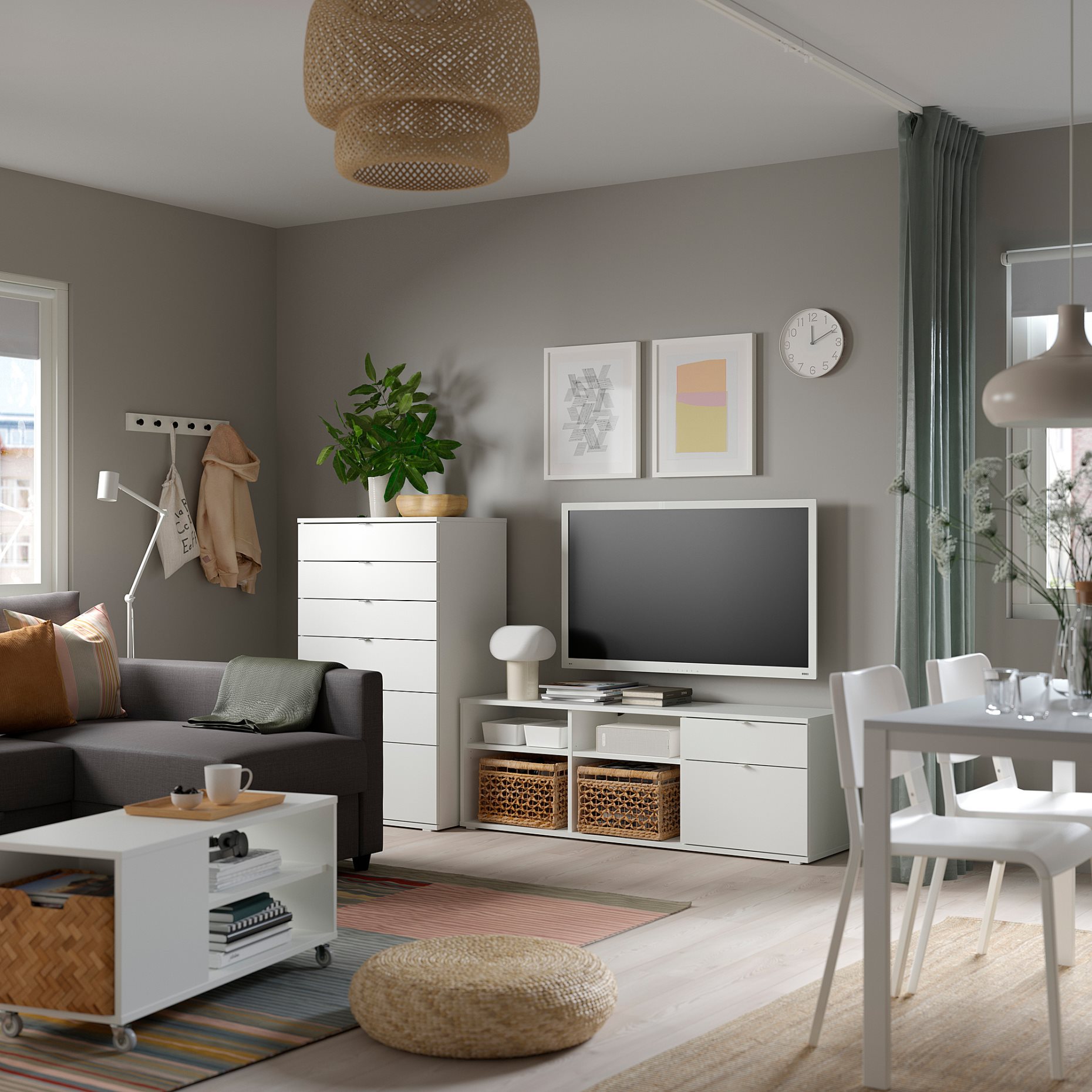 VIHALS, έπιπλο TV, 146x37x50 cm, 204.832.95