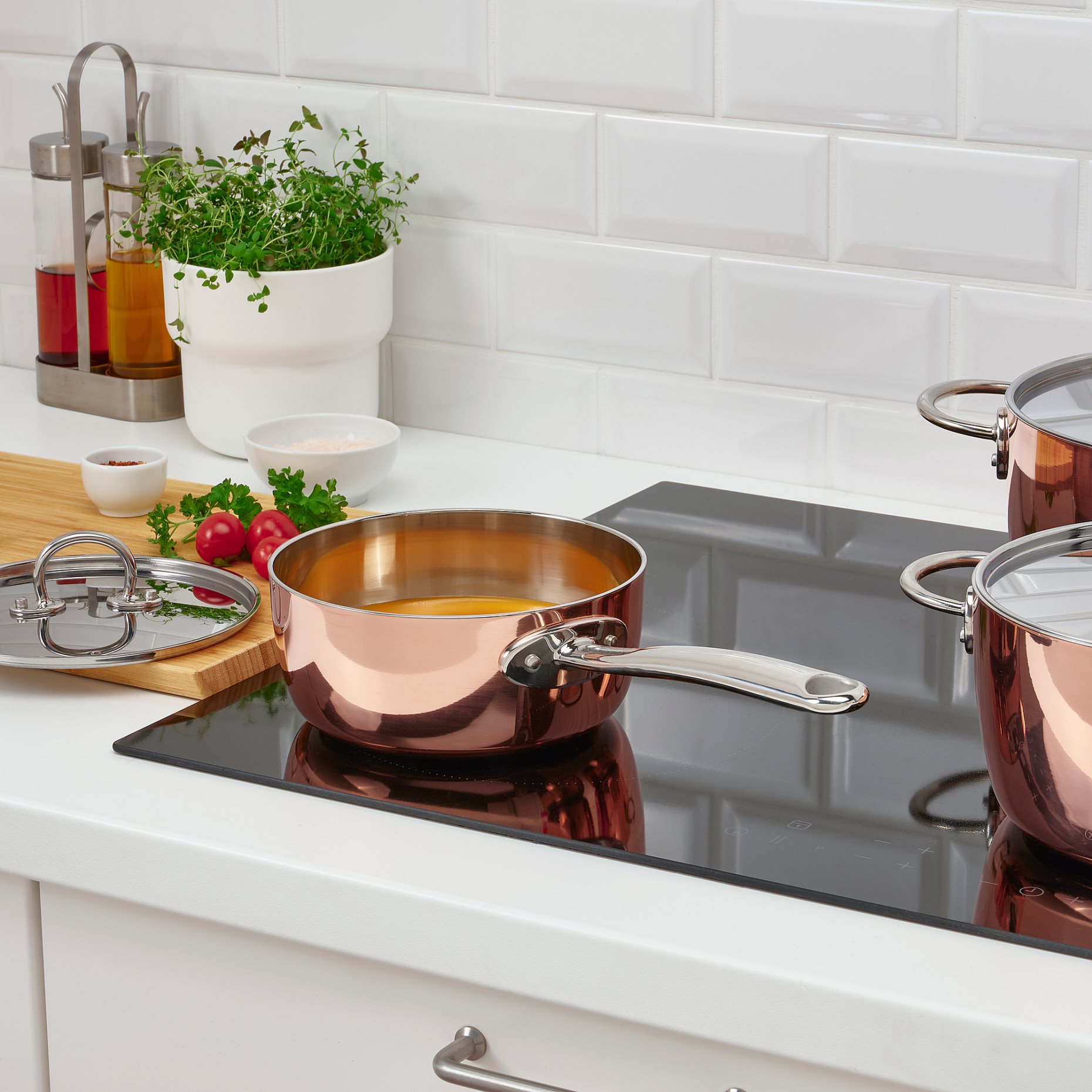 FINMAT, pot with lid, 1.5 l, 205.175.68