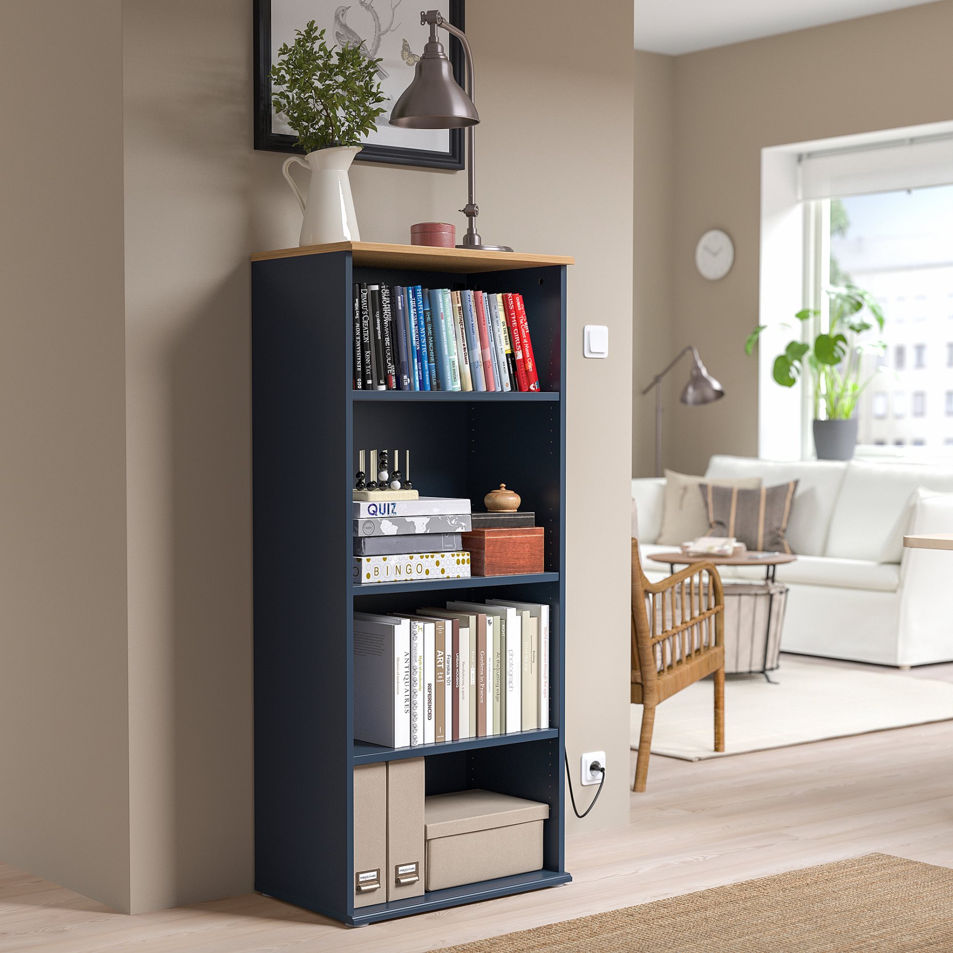 SKRUVBY, bookcase, 60x140 cm, 205.203.54