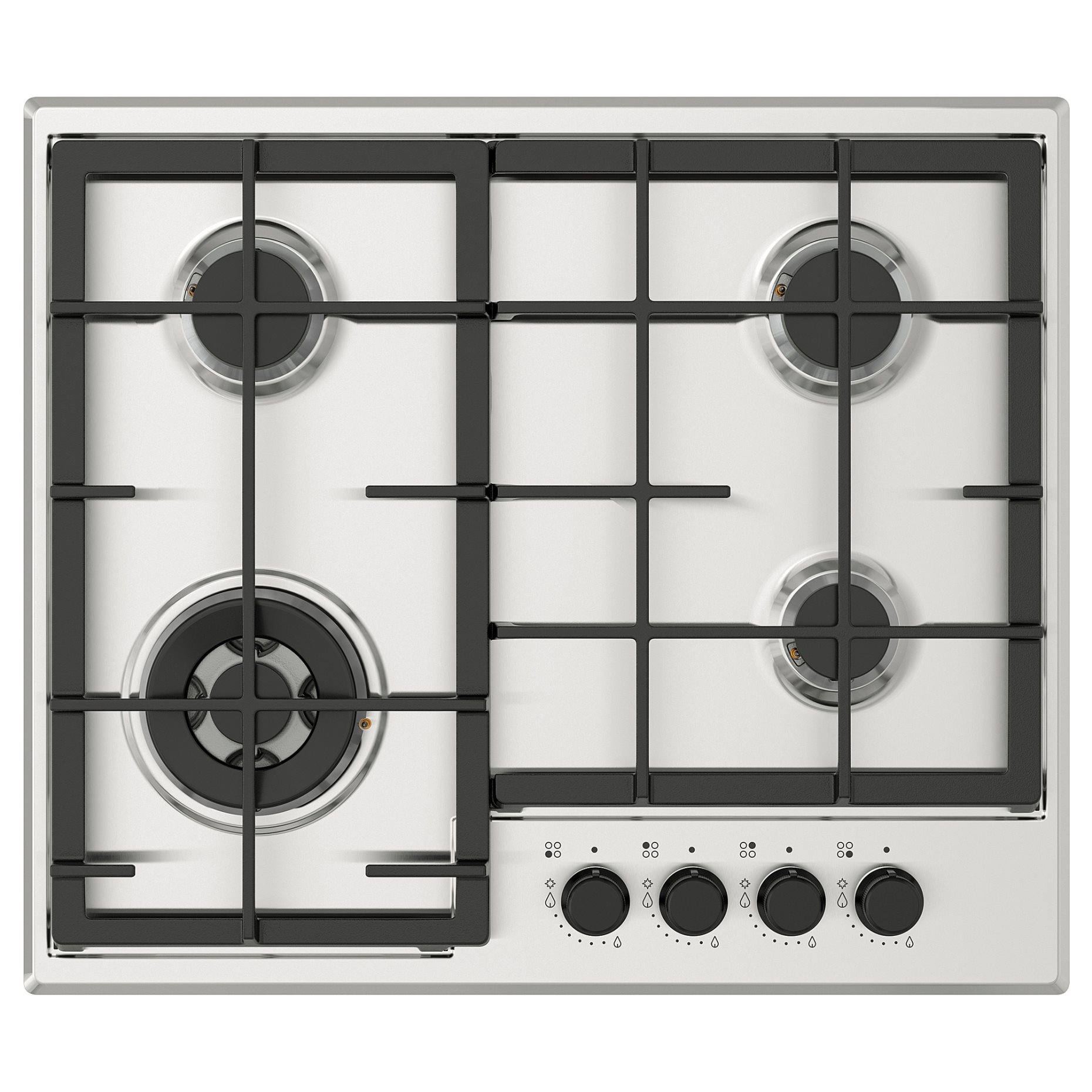 SKÅLAN, εστία υγραερίου/IKEA 300, 59 cm, 205.234.23