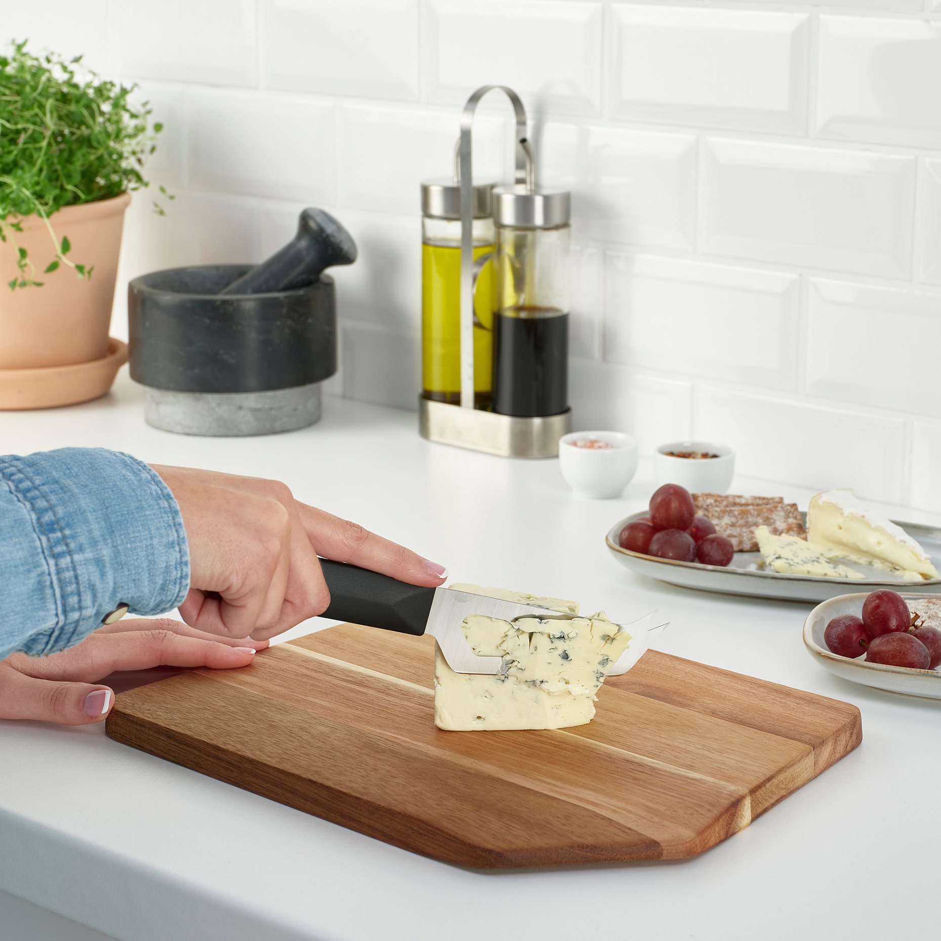SMÅÄTA, chopping board, 28x22 cm, 205.571.68