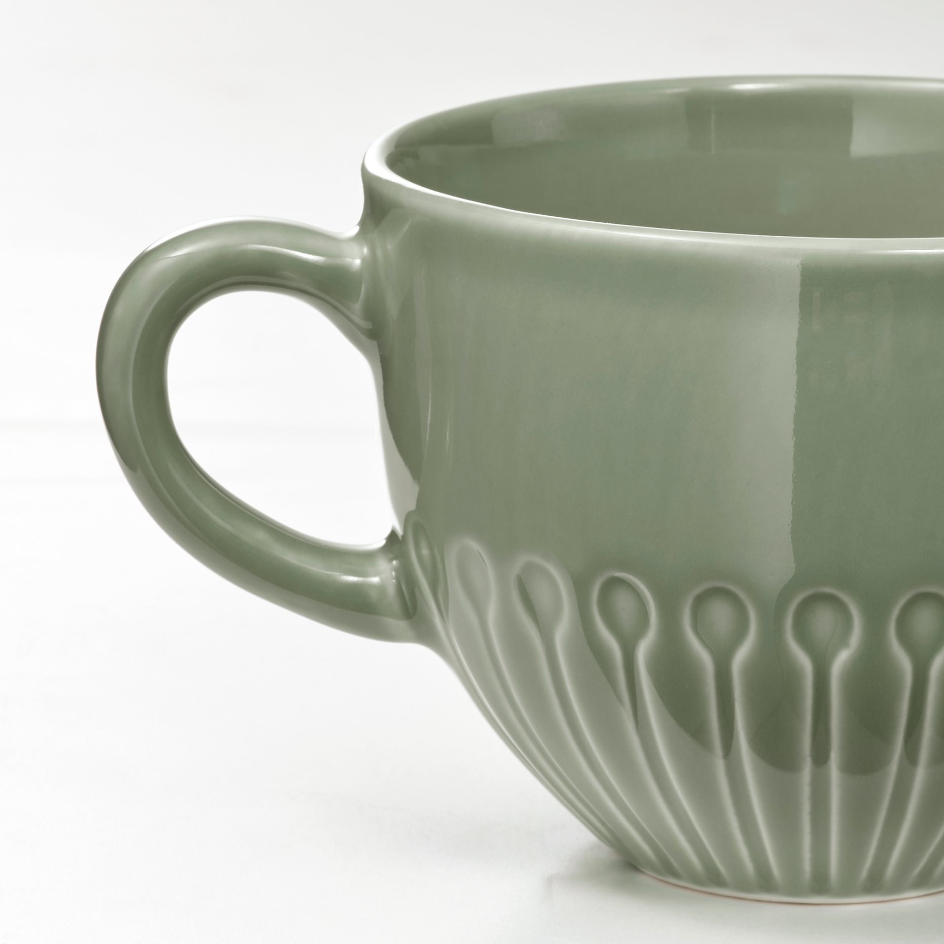 STRIMMIG, mug stoneware, 36 cl, 205.698.97