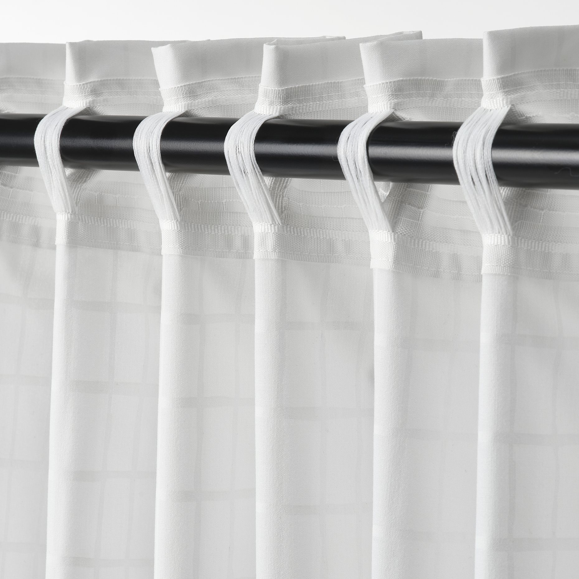 MÄSTERROT, κουρτίνα με τρέσα, 2 τεμ. 145x300 cm, 206.024.96
