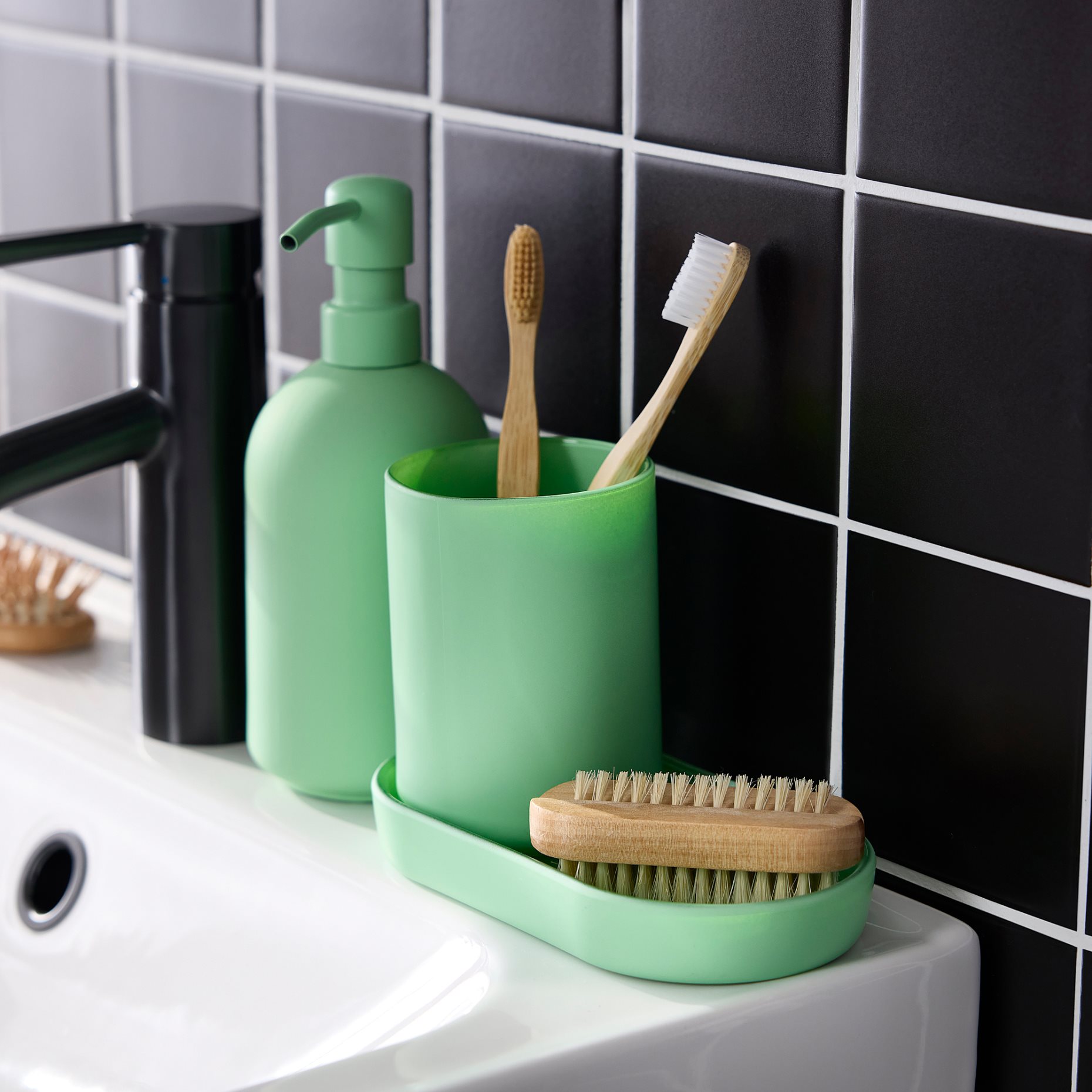 GANSJÖN, 3-piece bathroom set, 206.054.47
