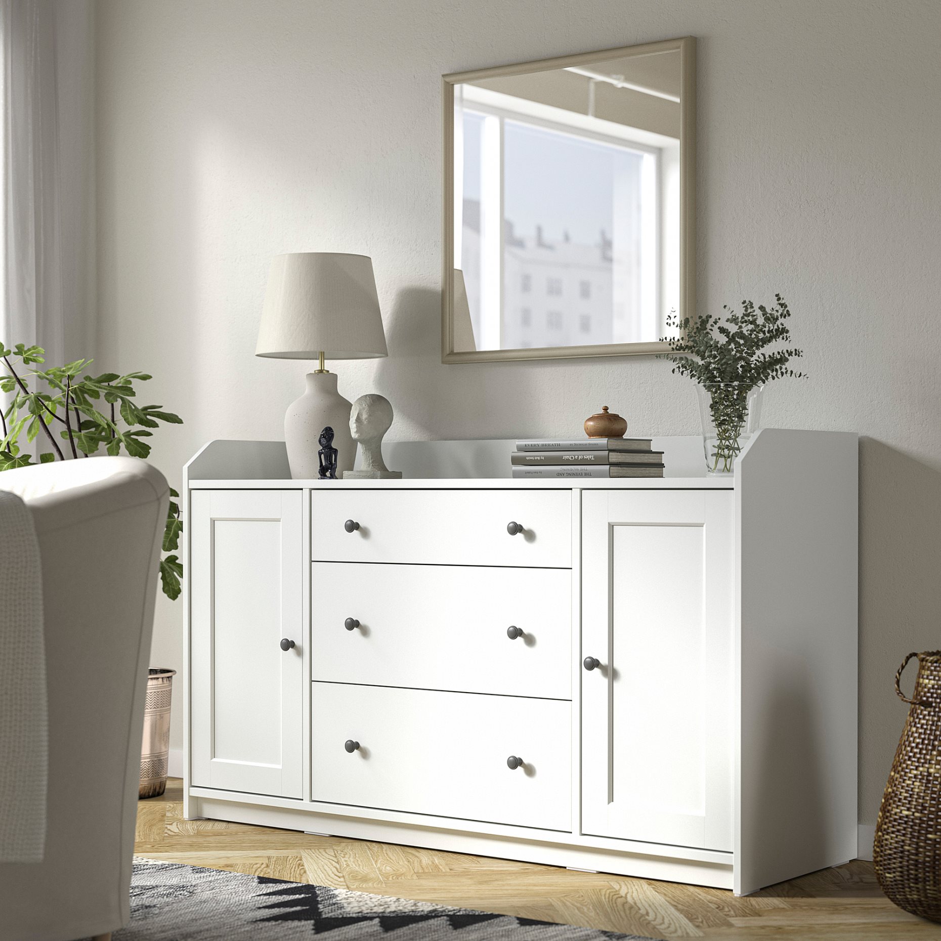 NYPONBUSKE, mirror, 65x65 cm, 206.098.84