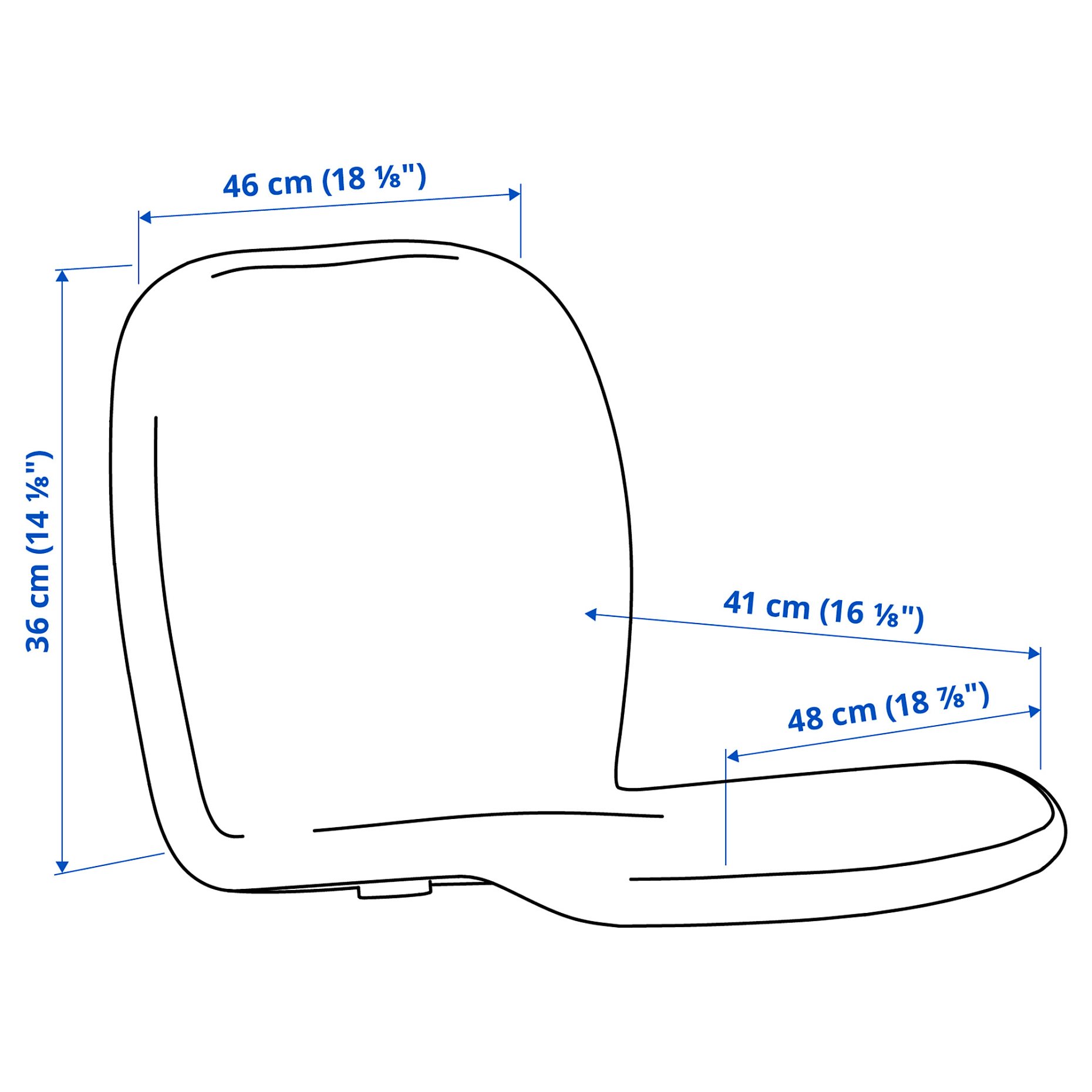 SKÅLSTA, seat shell, 206.117.83