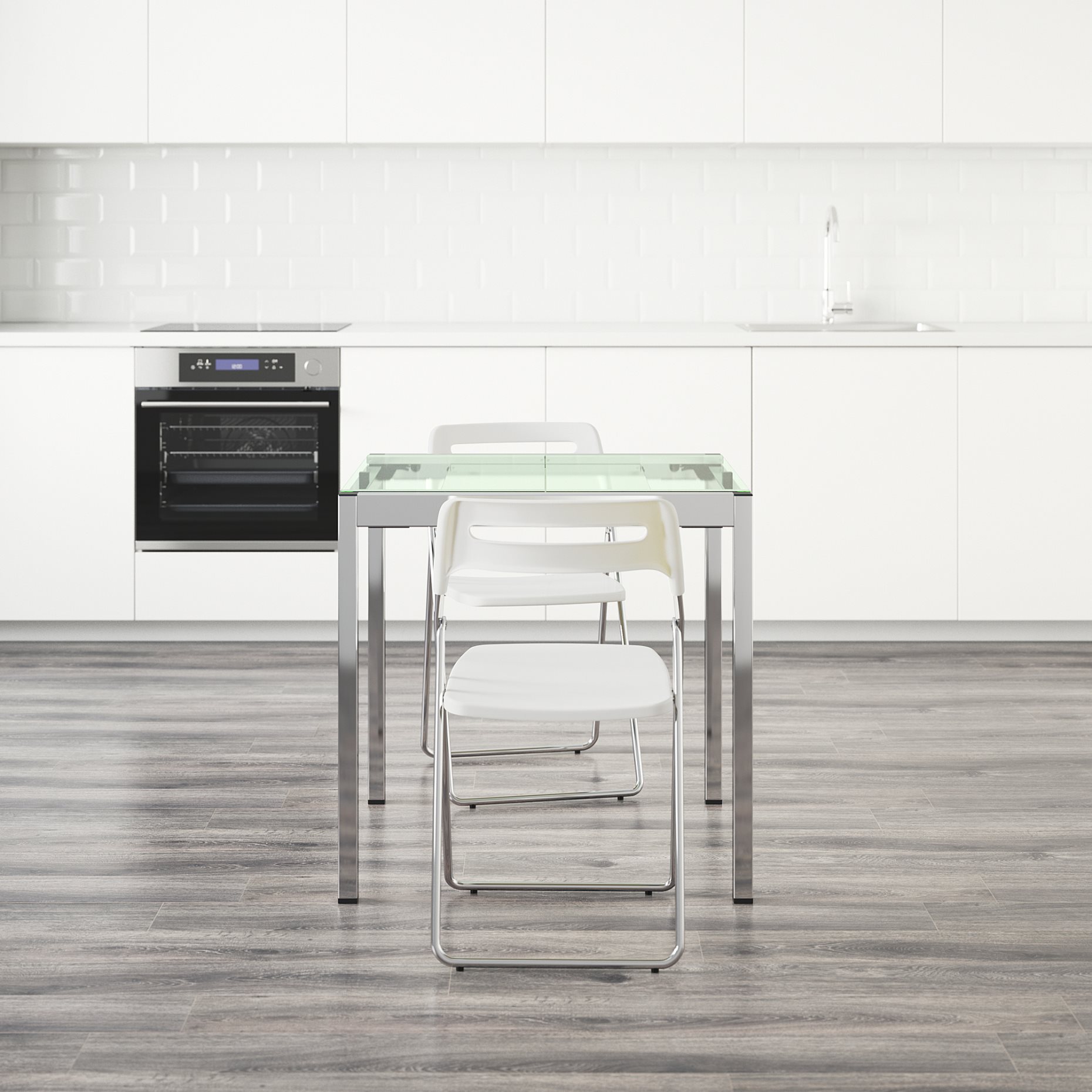 GLIVARP/NISSE, τραπέζι και 2 καρέκλες, 291.973.79