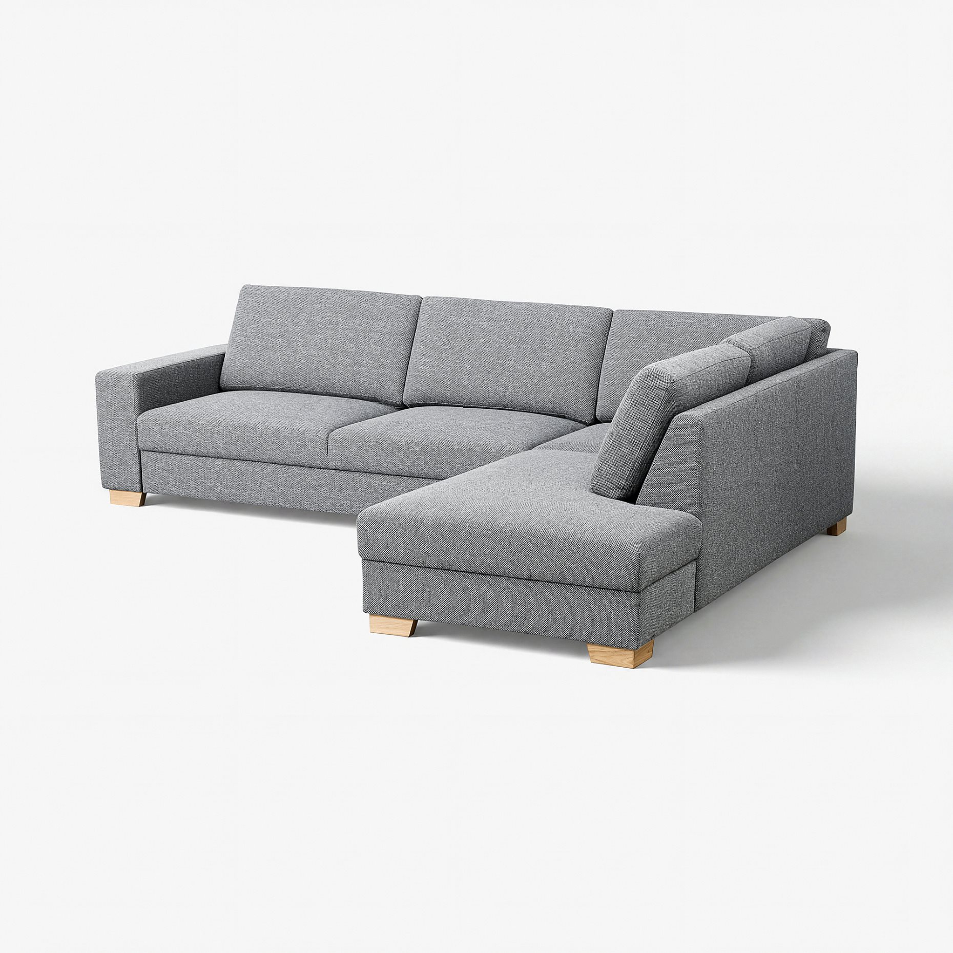SÖRVALLEN, corner sofa 4-seat with open end/right, 293.147.74