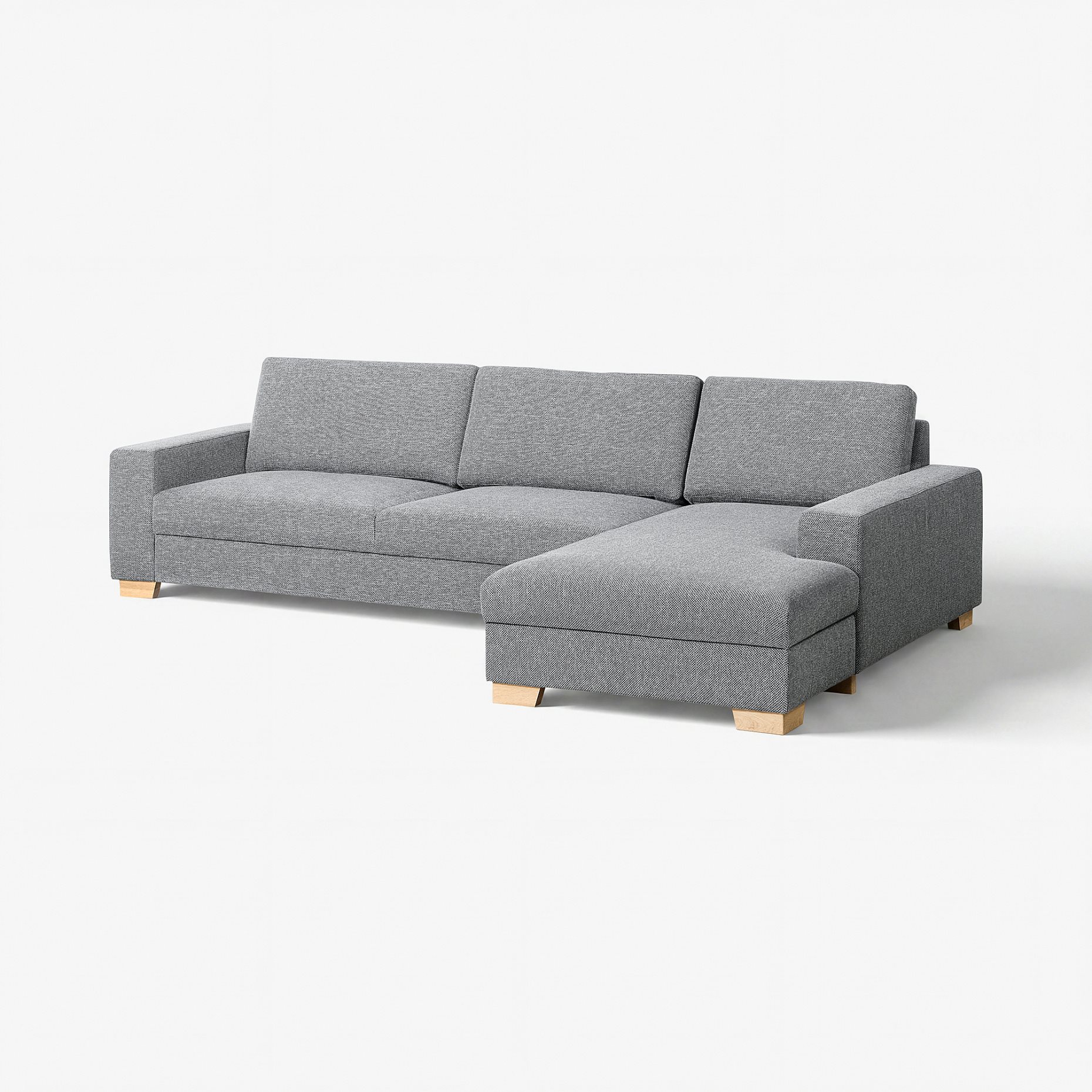 SÖRVALLEN, 4-seat sofa with chaise longue/right, 293.147.88