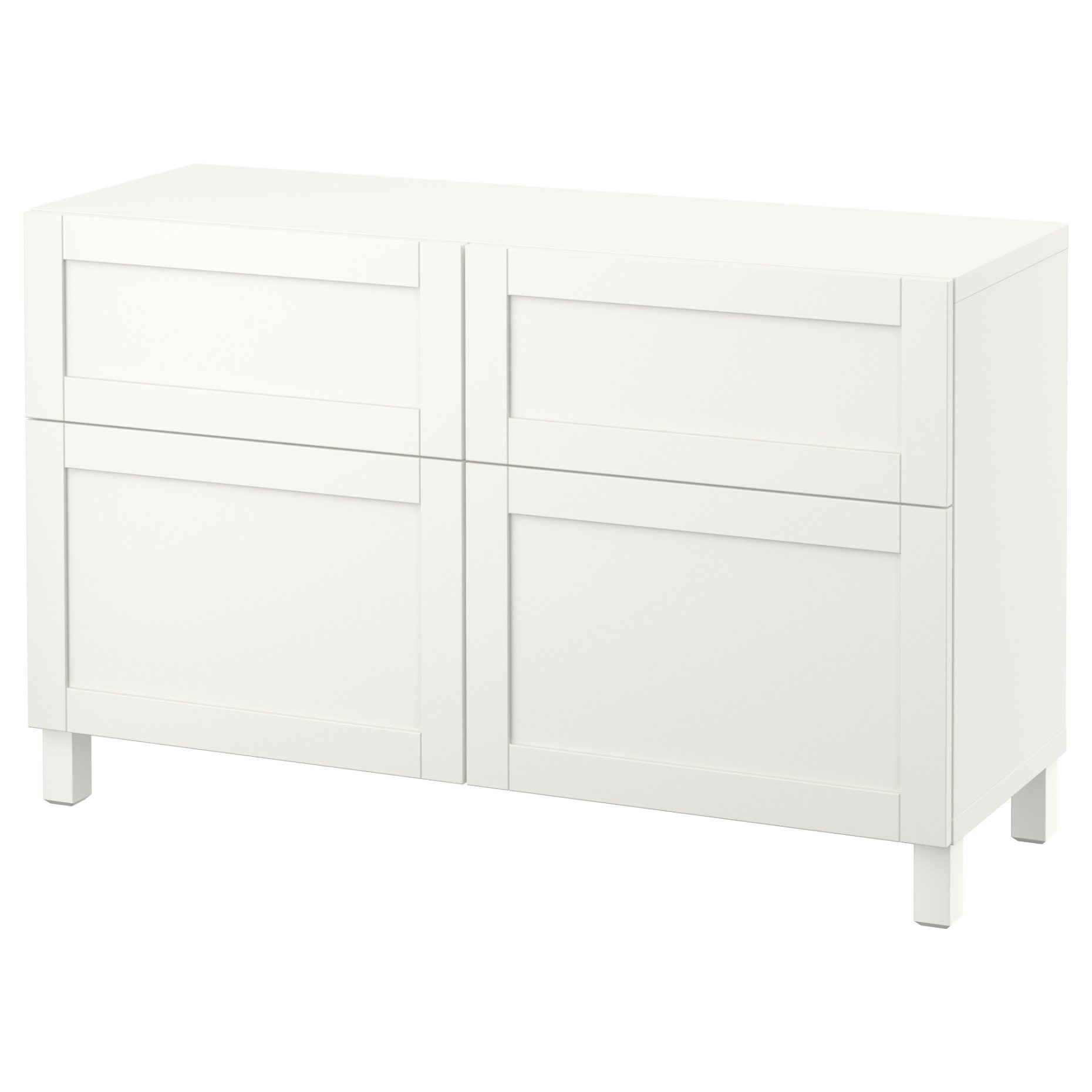BESTÅ, storage combination with doors/drawers push-open, 120x42x74 cm, 294.126.04